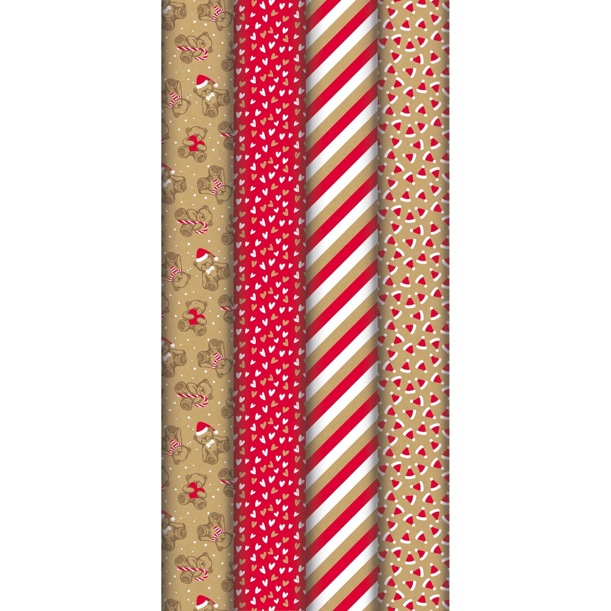 Clairefontaine Wrapping Paper Roll (2 metres) Christmas Morning