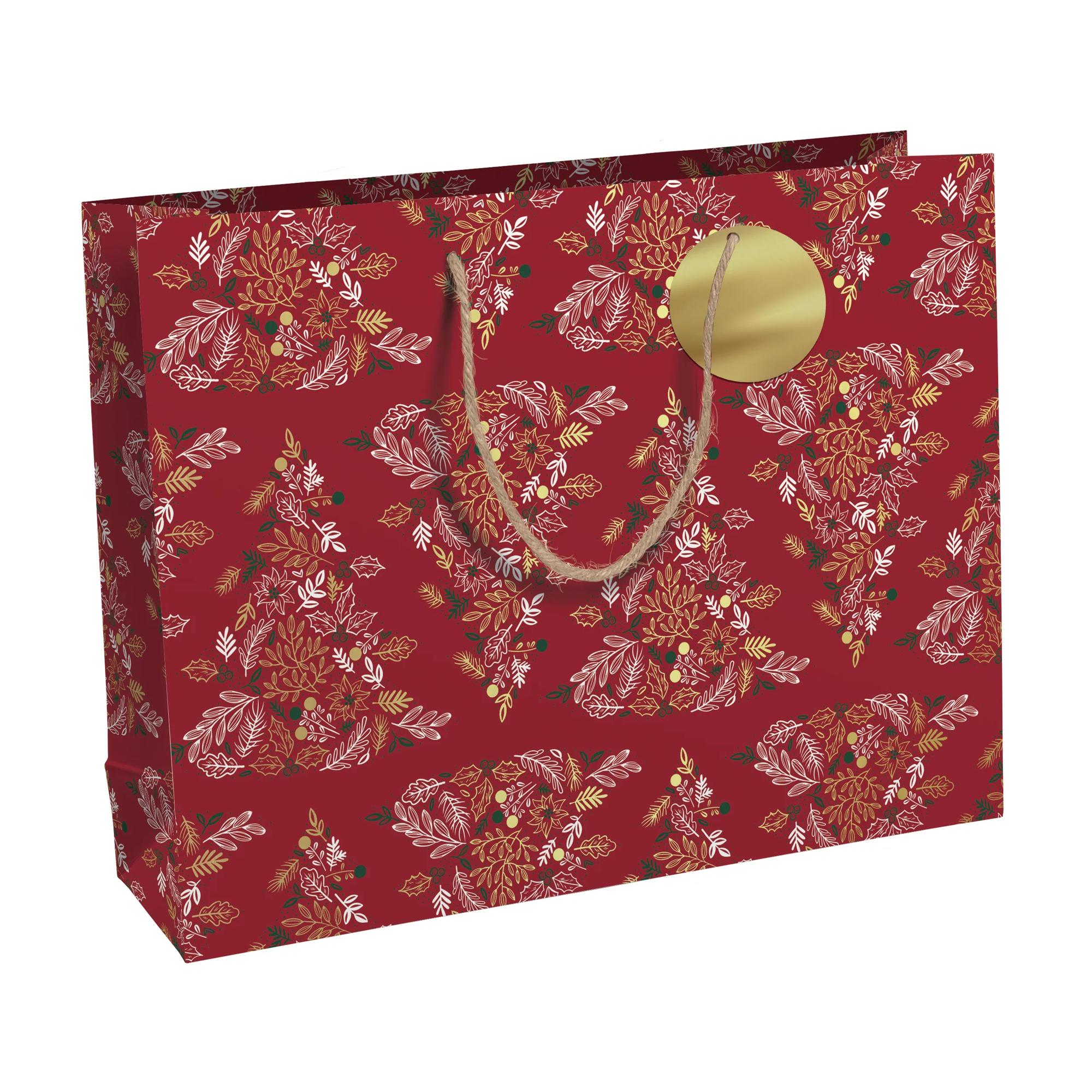 Clairefontaine Gift Bag Red Forest Extra Large