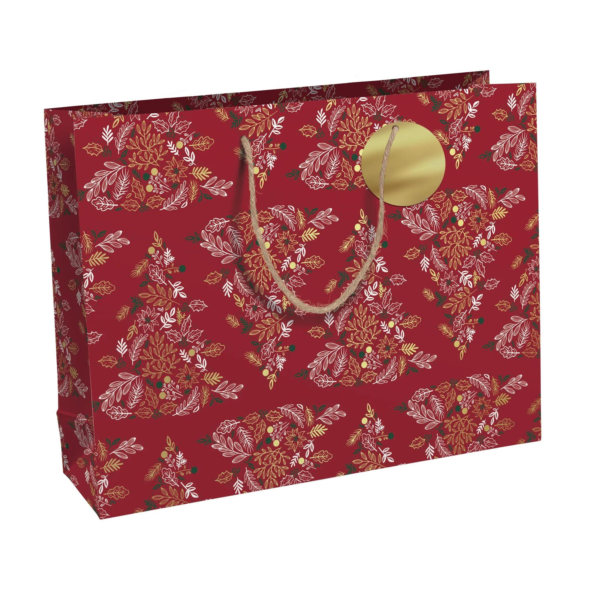 Clairefontaine Gift Bag Red Forest Extra Large