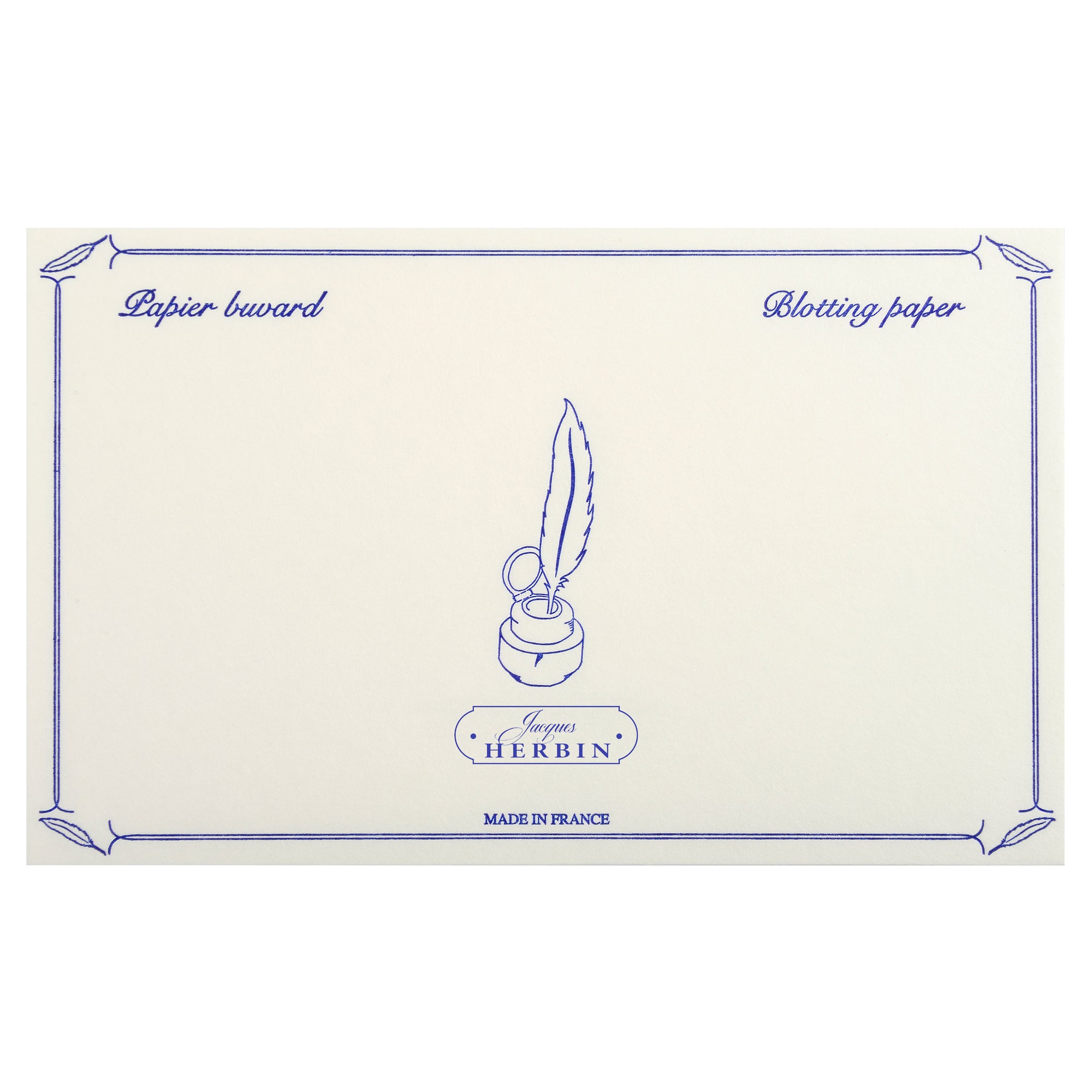 Jacques Herbin 10 Sheets of Blotting Paper White