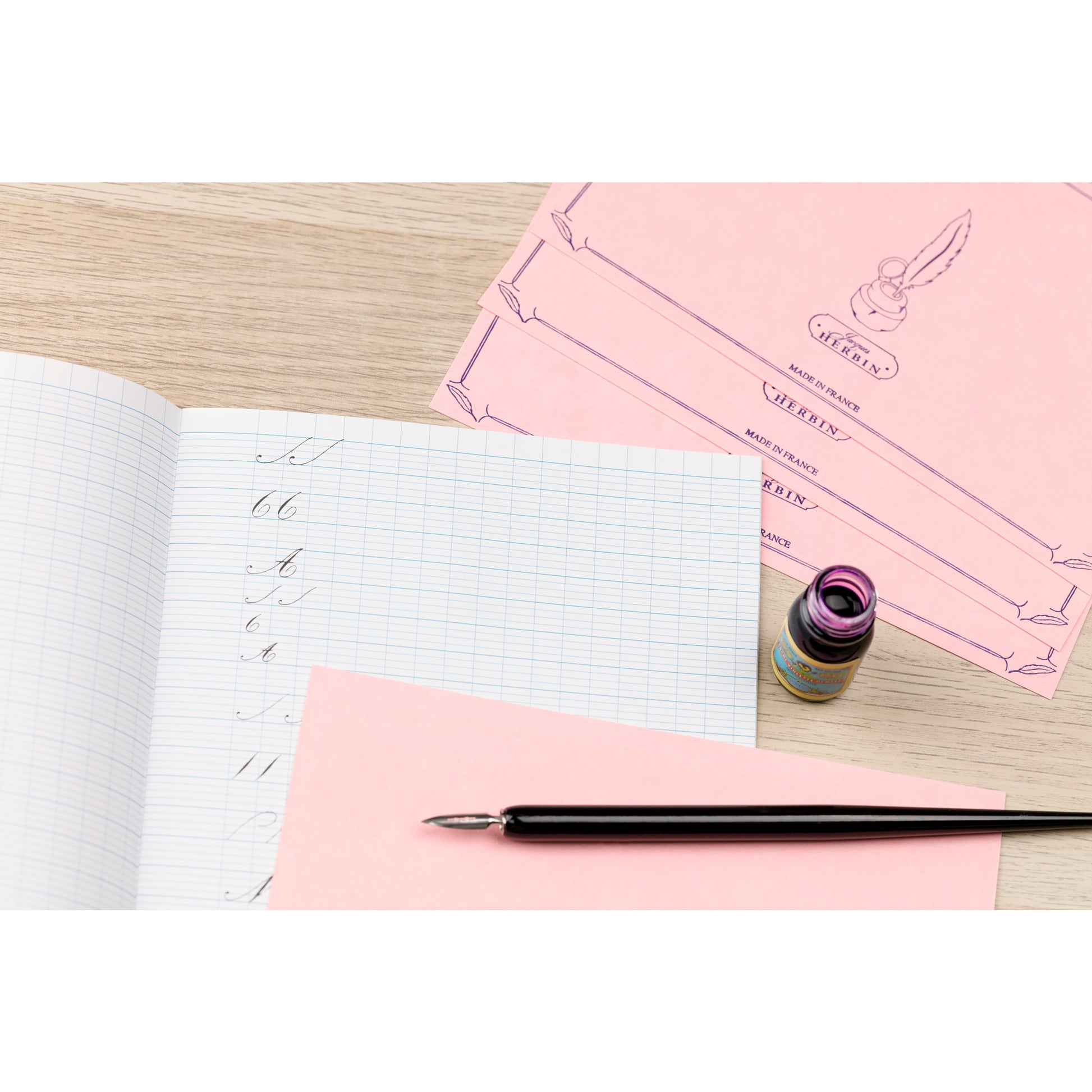10 Sheets of Blotting Paper Pink