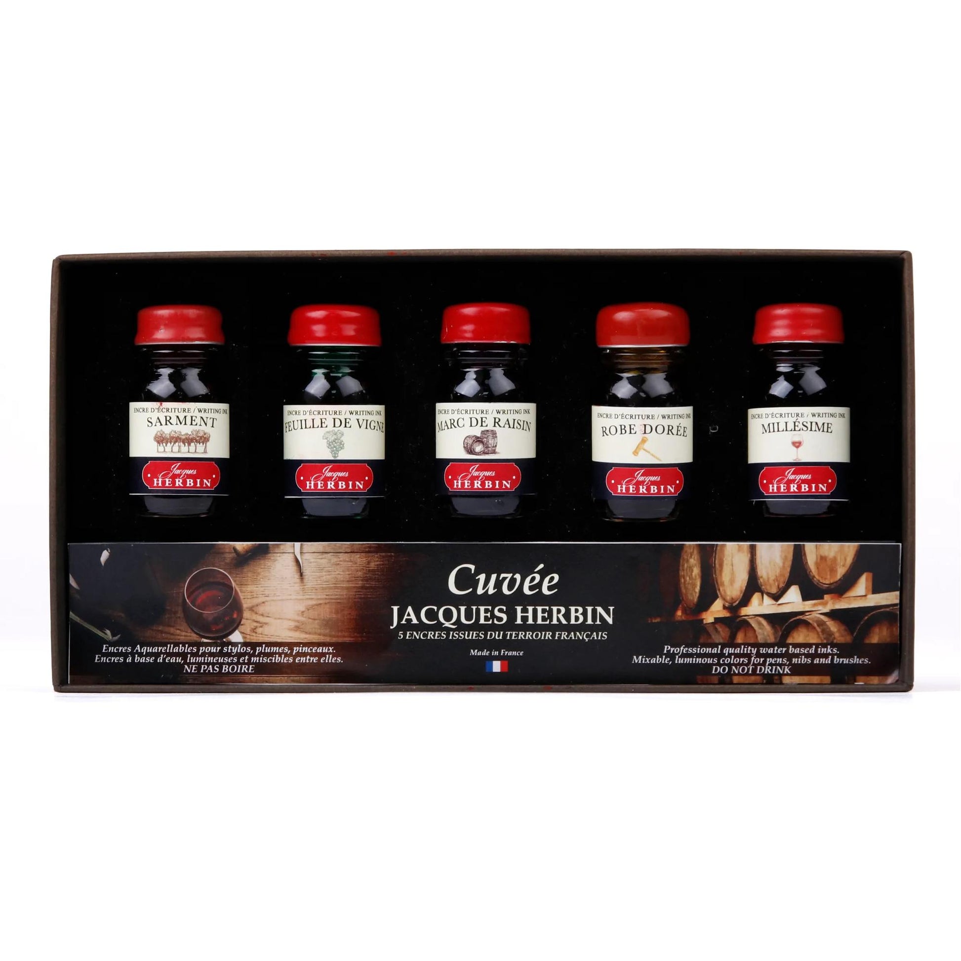 Jacques Herbin Cuvee Writing Inks Gift Set