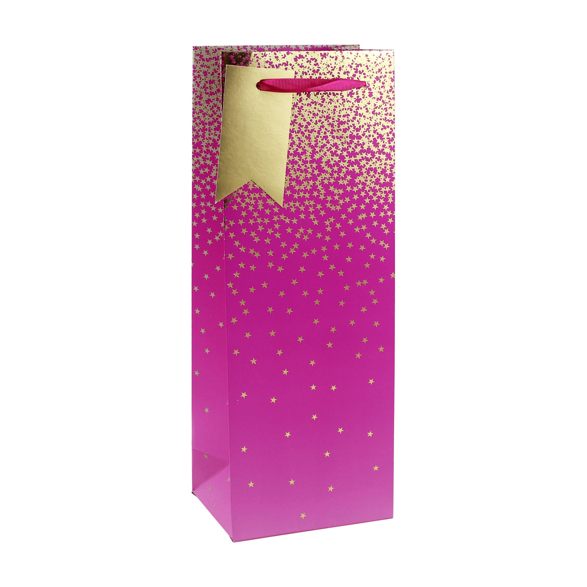 Eurowrap Gift Bag Ombre Pink Bottle