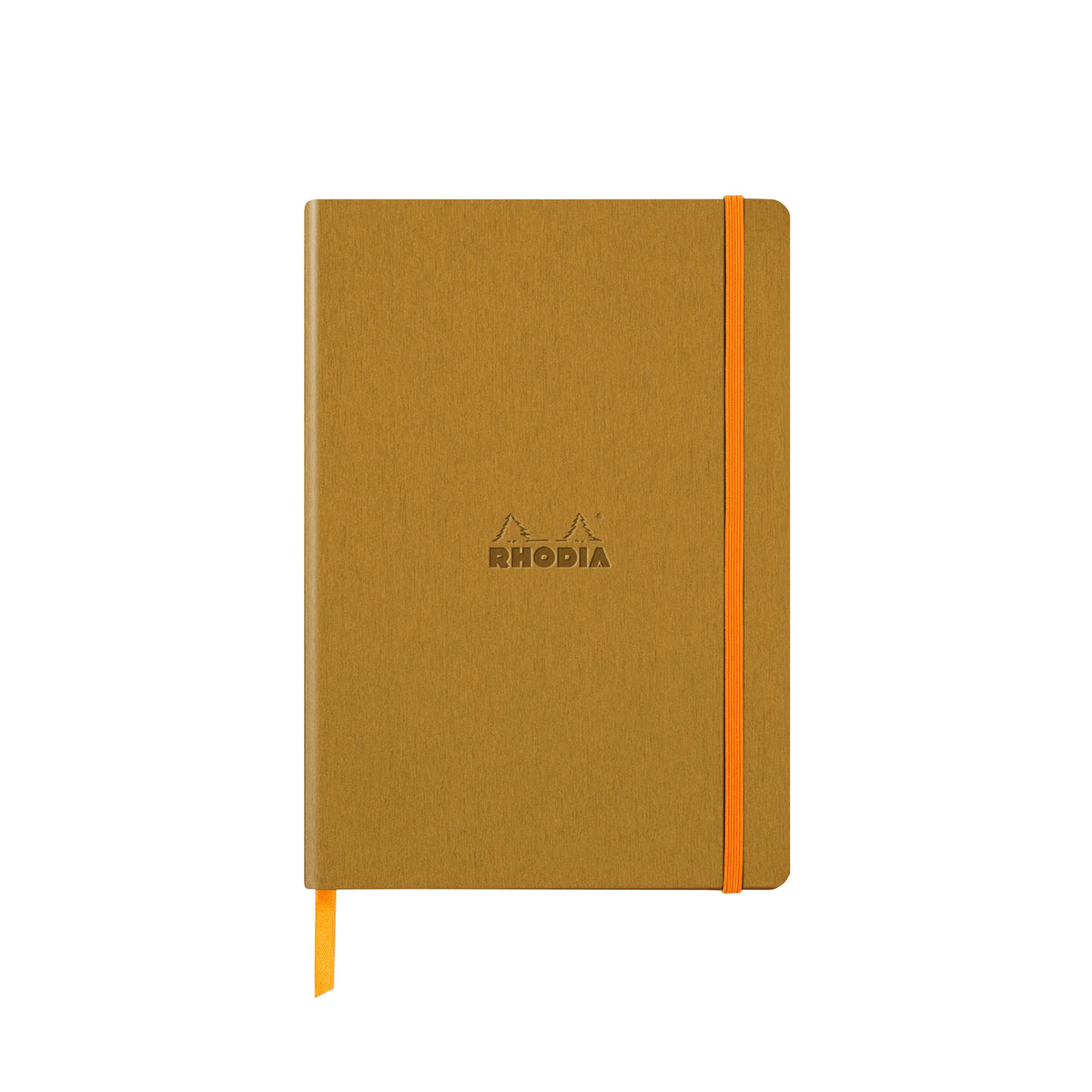 Rhodiarama Classic Softcover Notebook A5 Lined Gold