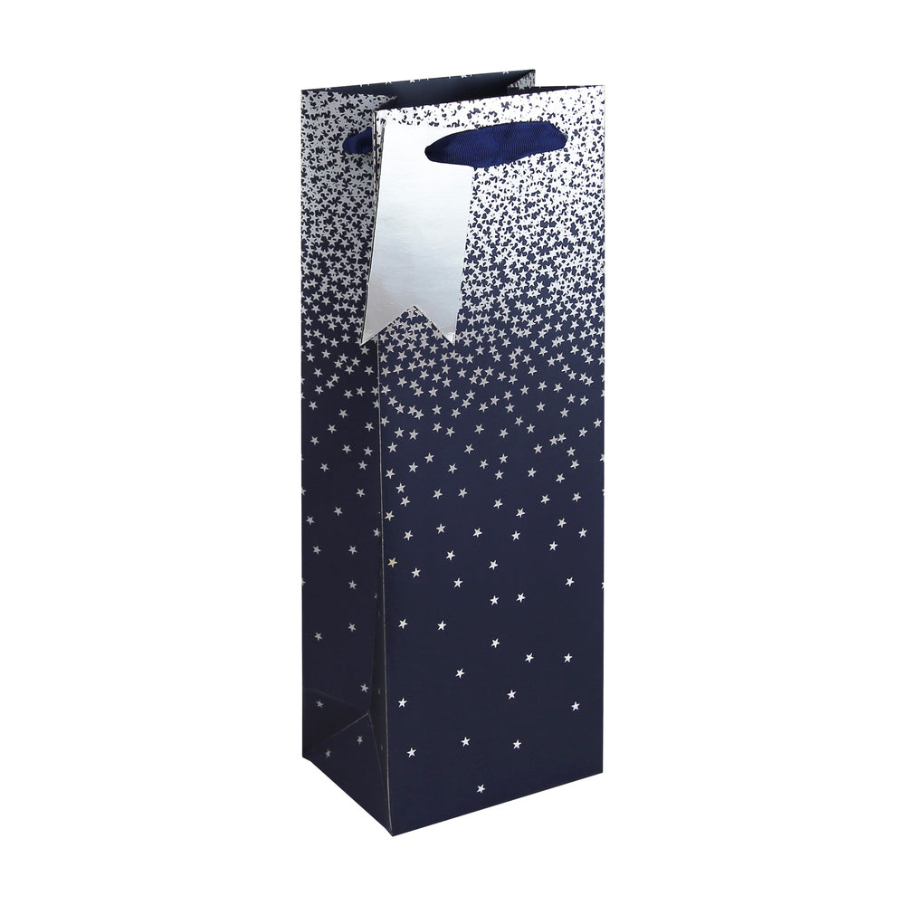 Eurowrap Gift Bag Ombre Navy Bottle
