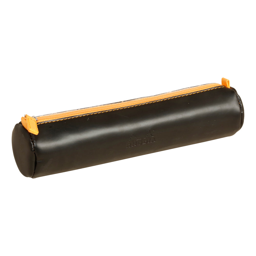 Rhodiarama Round Pencil Case Black