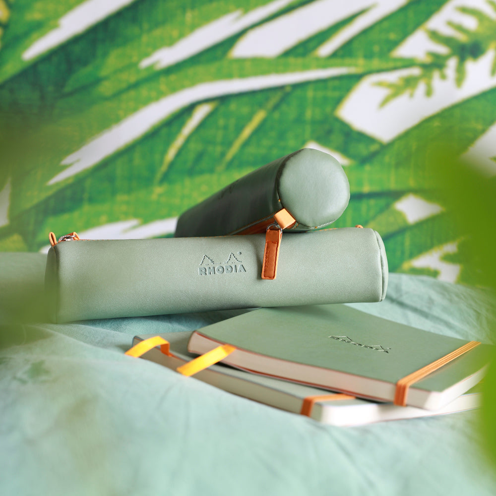 Rhodiarama Round Pencil Case Celadon
