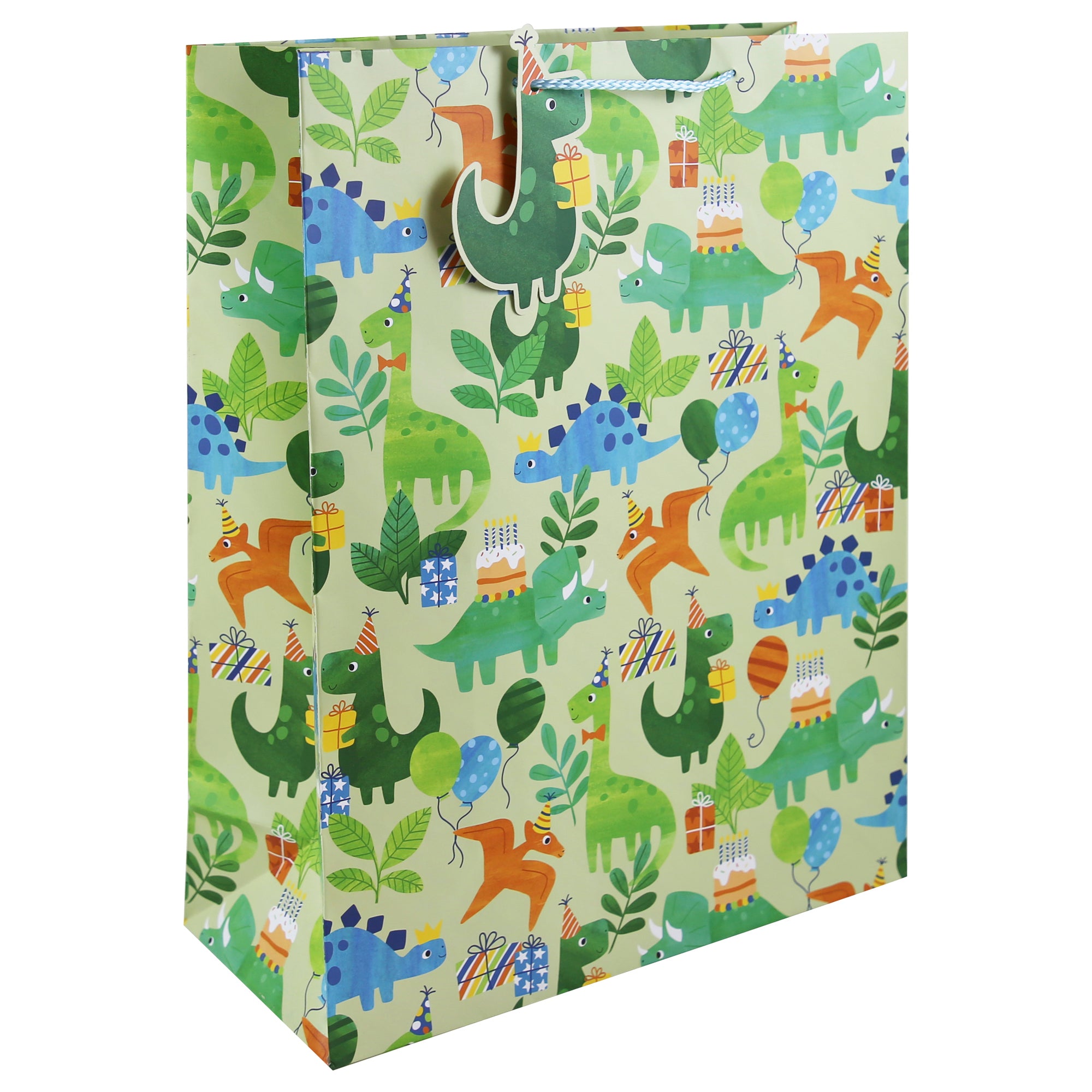Eurowrap Gift Bag Dino Party Extra-Large