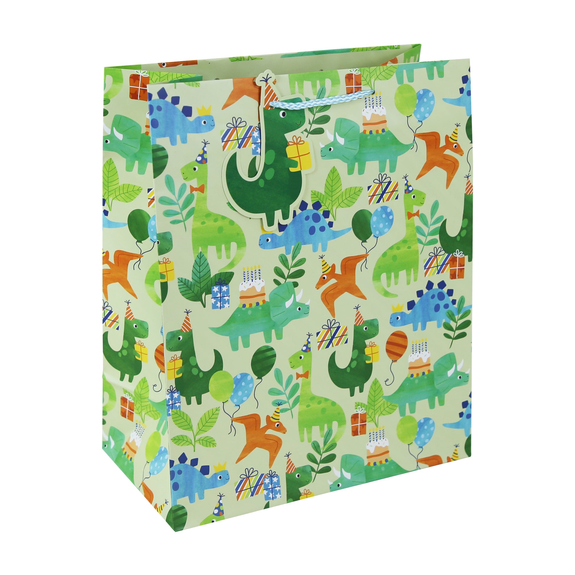 Eurowrap Gift Bag Dino Party Large