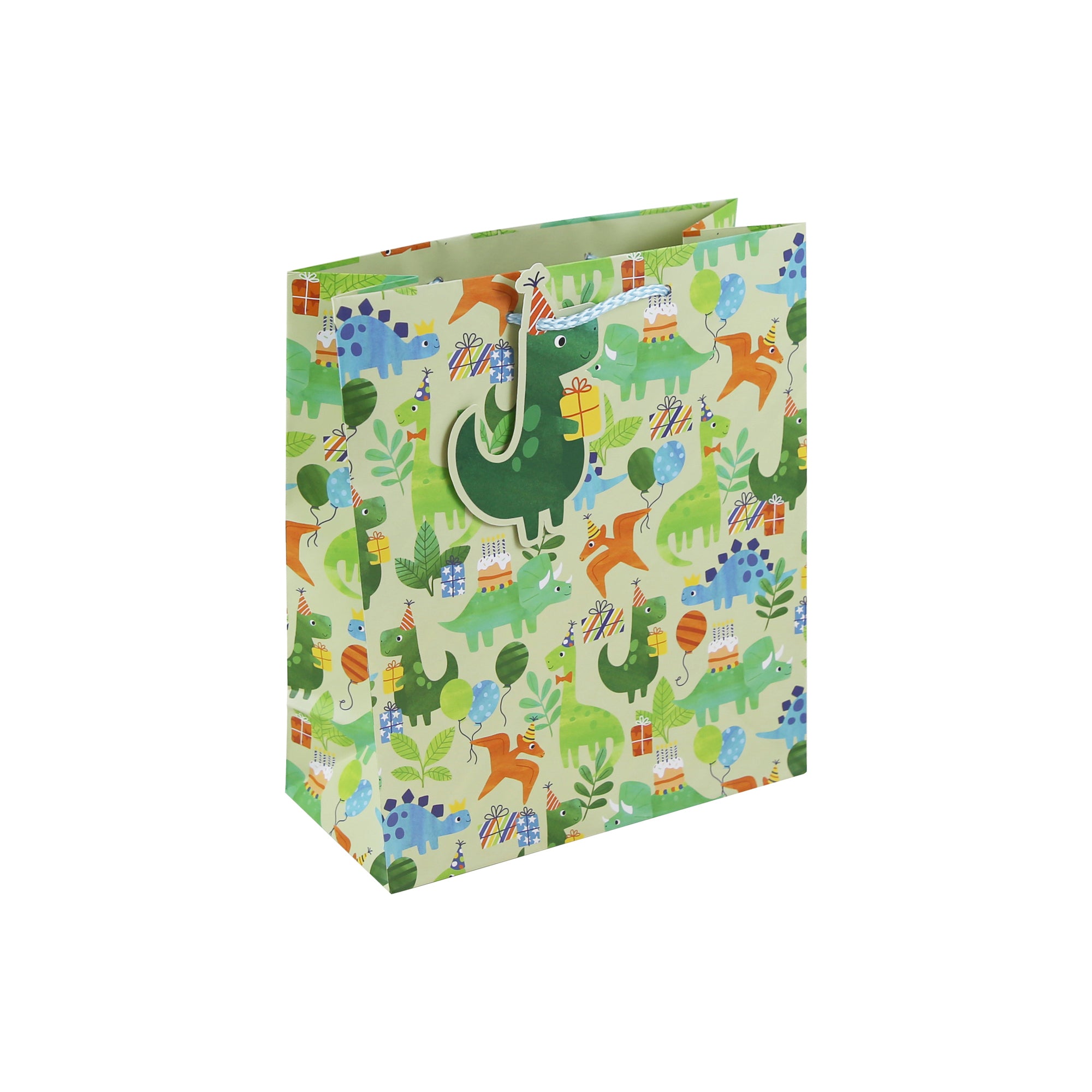 Eurowrap Gift Bag Dino Party Medium