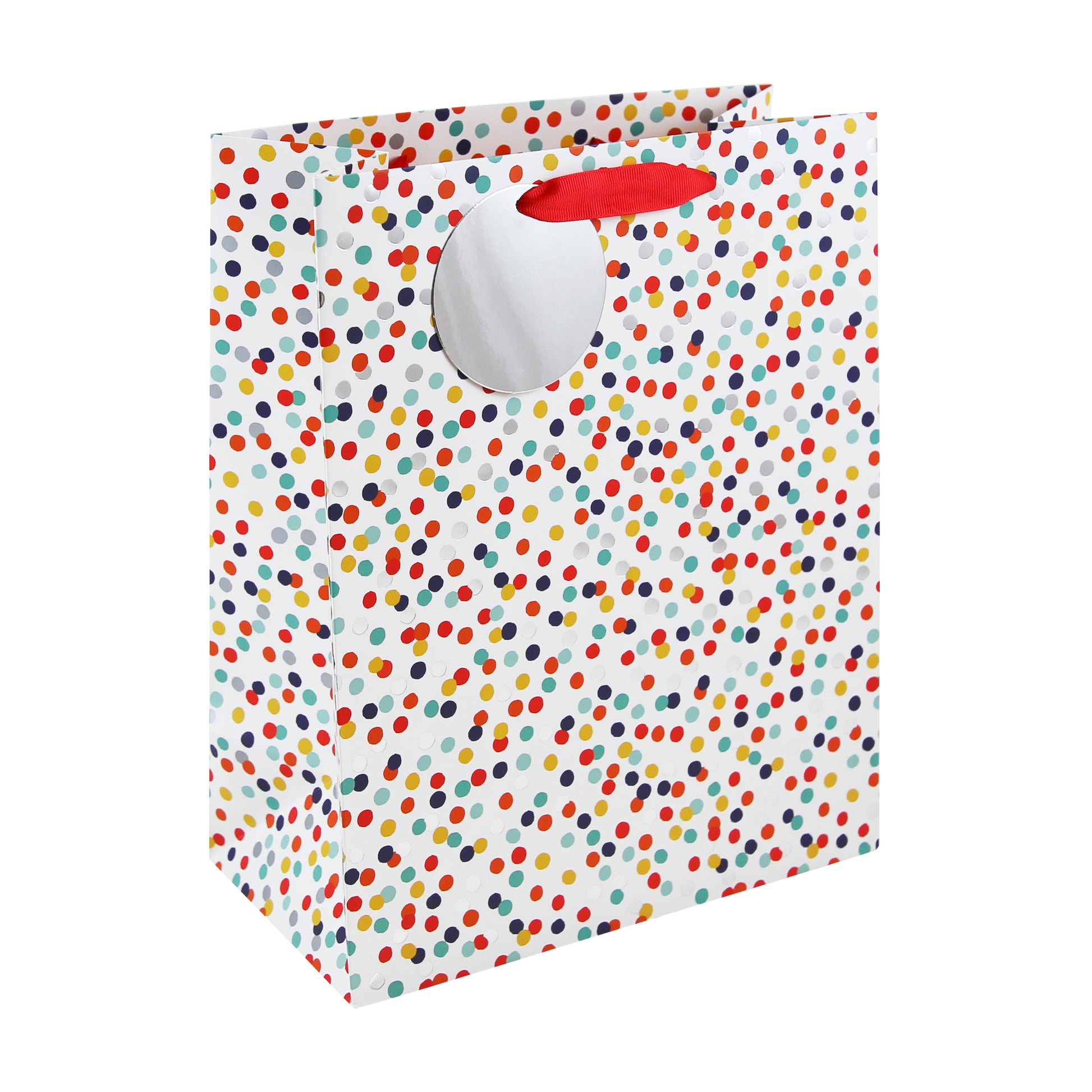 Eurowrap Gift Bag Multi Dots Large
