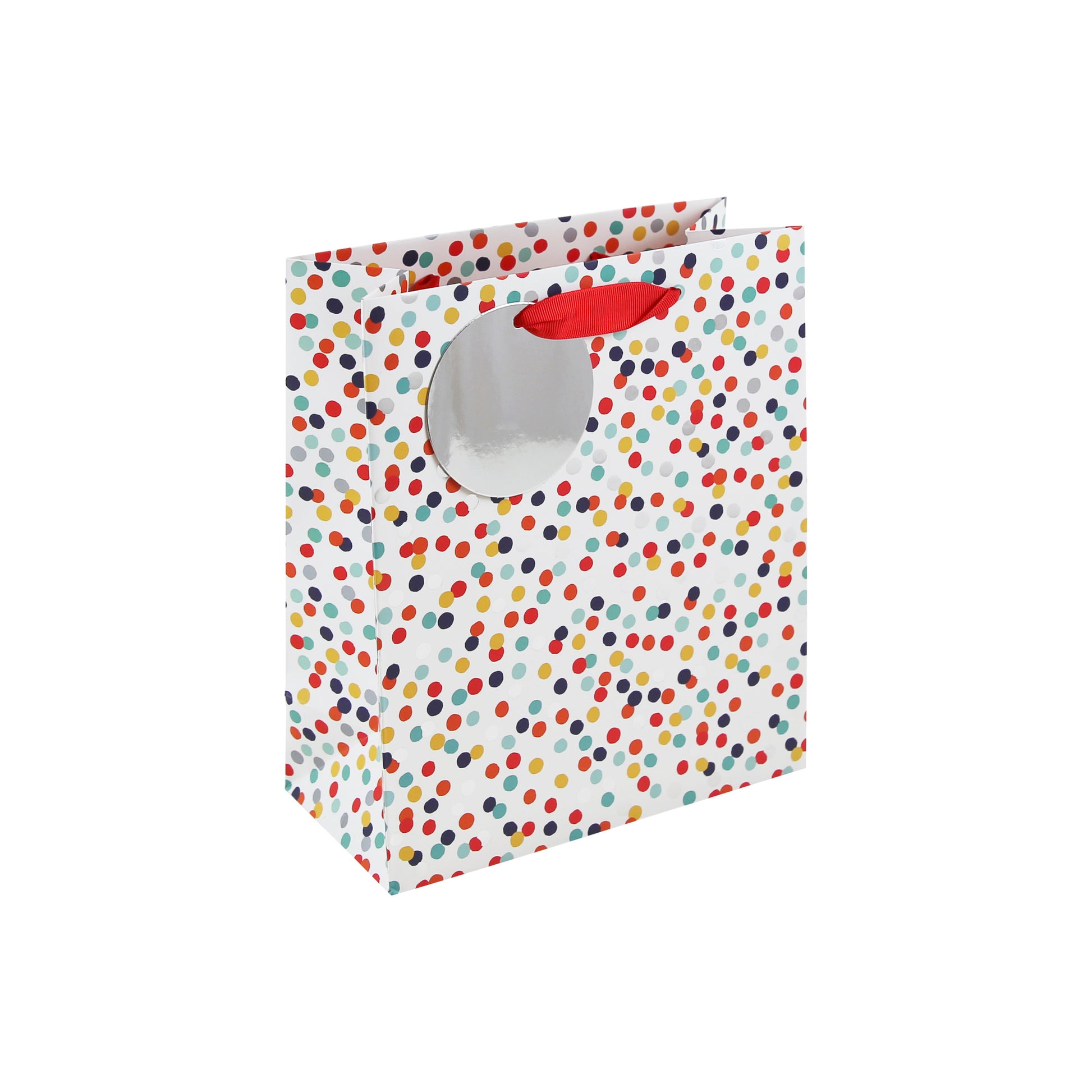 Eurowrap Gift Bag Multi Dots Medium