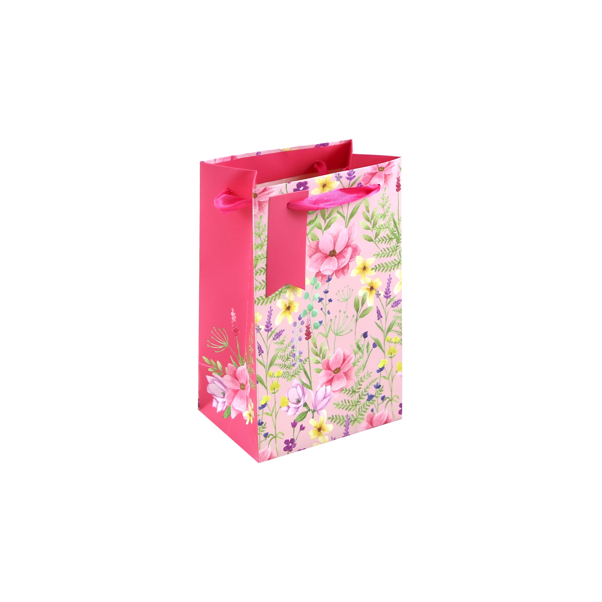 Eurowrap Gift Bag Meadow Flowers Small