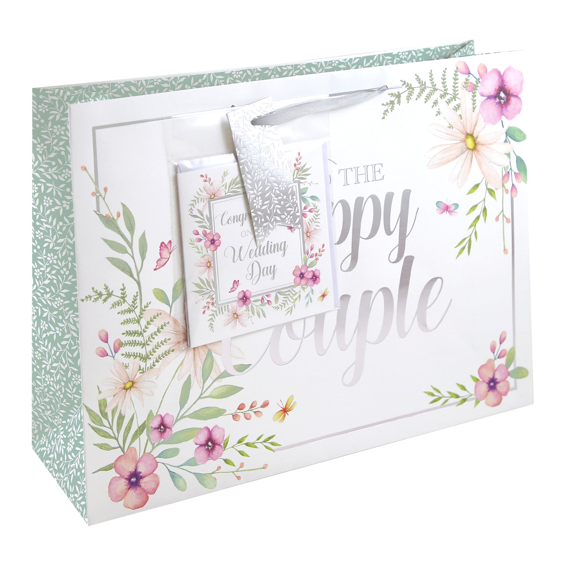 Eurowrap Gift Bag Happy Couple Shopper XL With Greeting Card