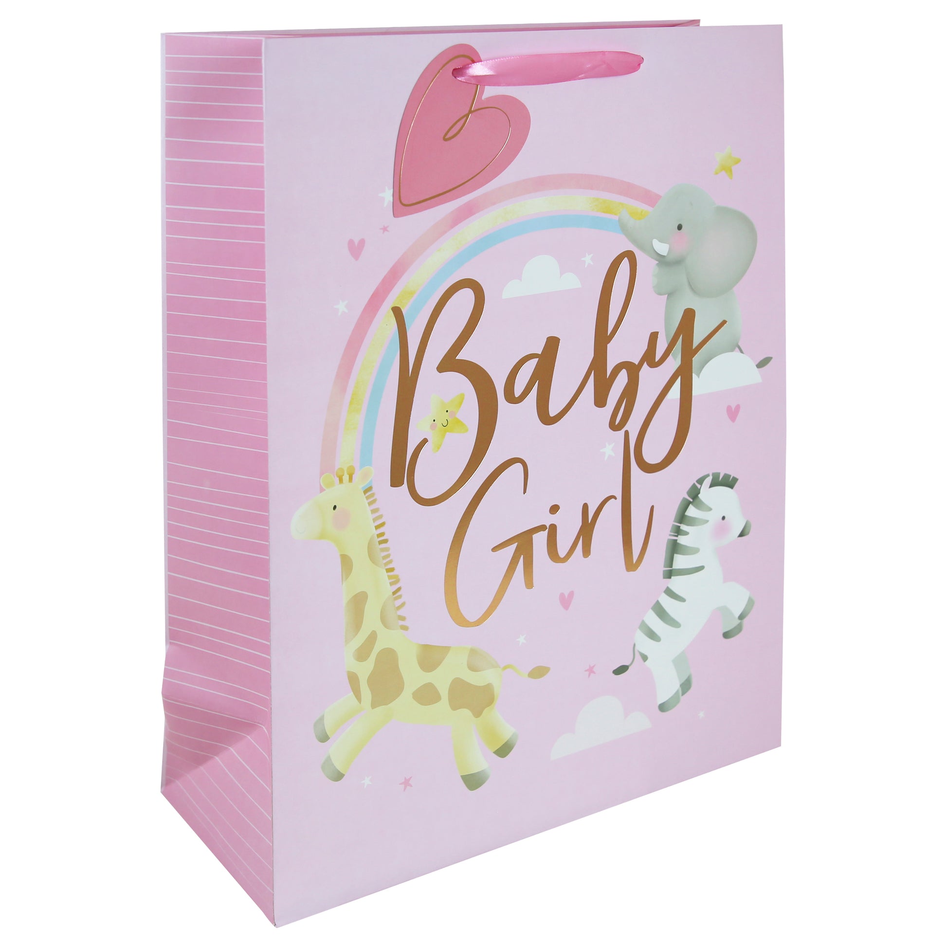 Eurowrap Gift Bag Baby Girl Extra-Large