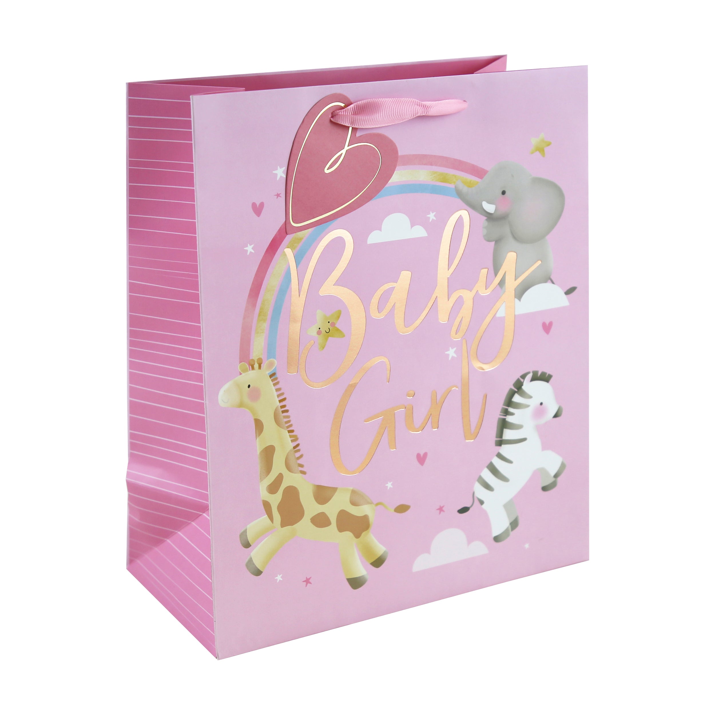 Eurowrap Gift Bag Baby Girl Large