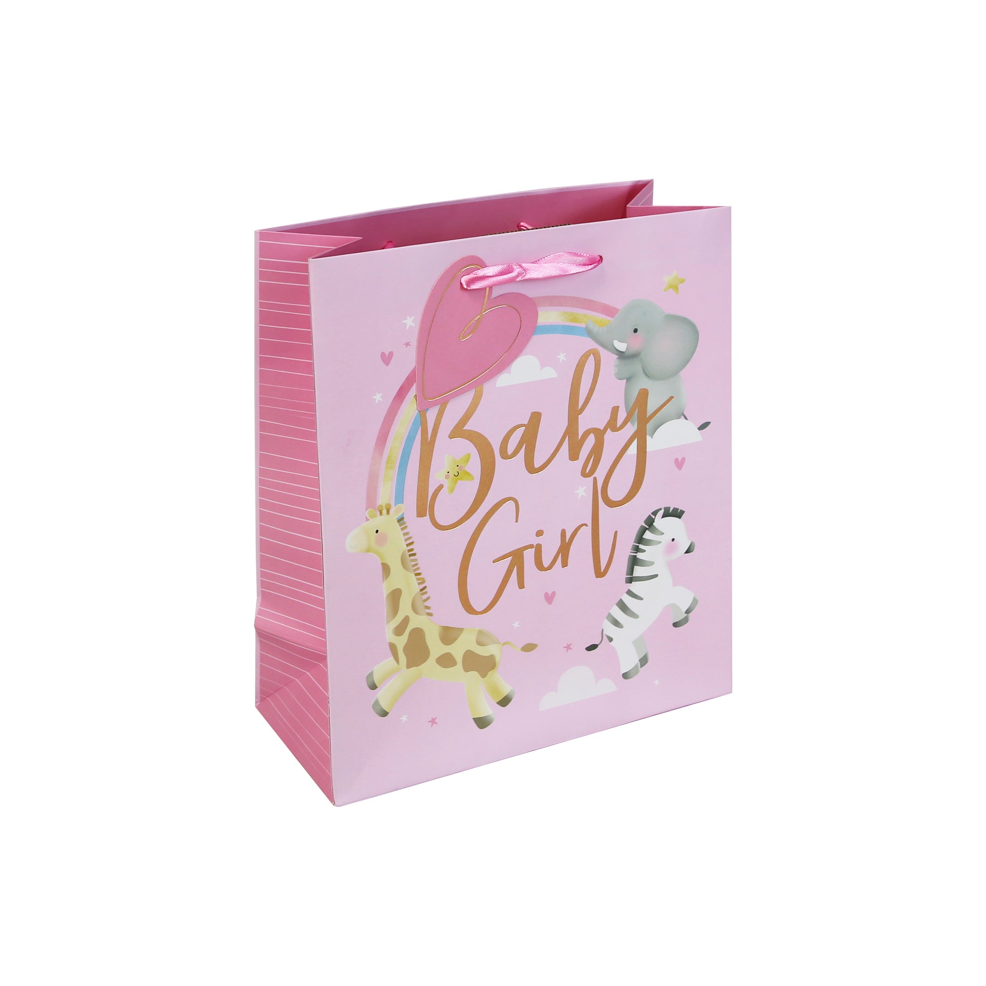 Eurowrap Gift Bag Baby Girl Medium