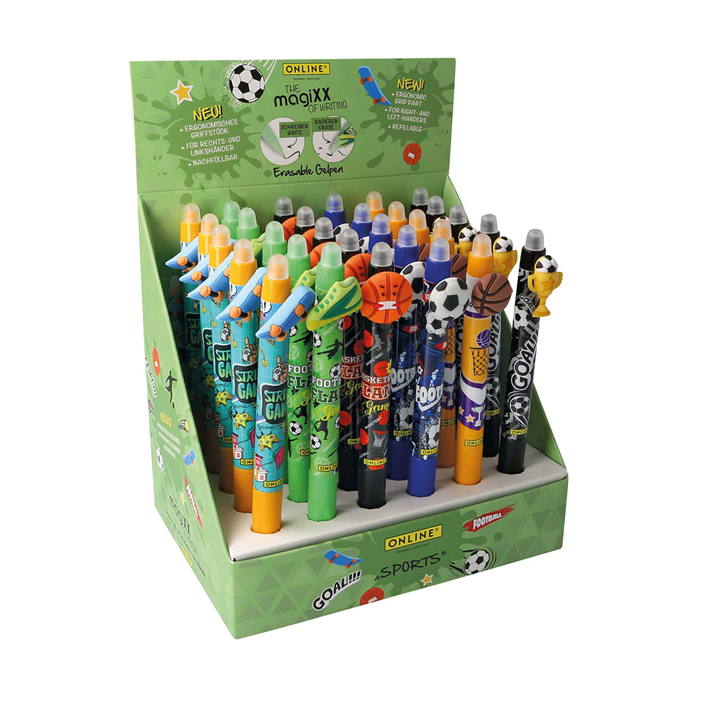 ONLINE Germany magiXX Fun 'Sports' CDU 30 Erasable Gel Pens