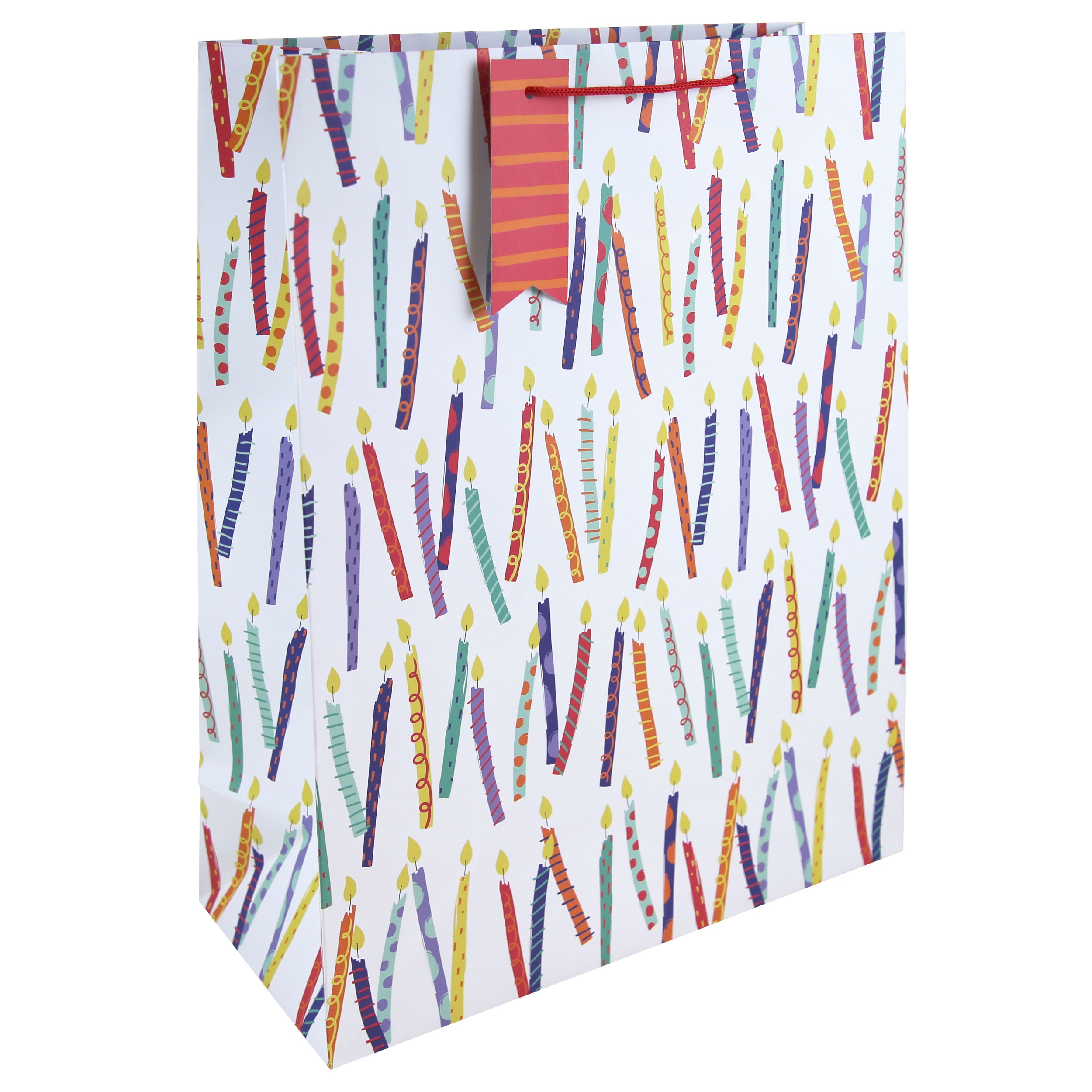 Eurowrap Gift Bag Birthday Candles Extra-Large