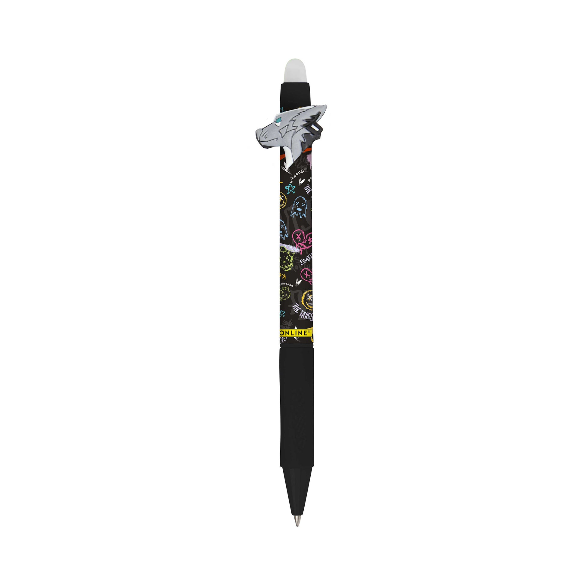 ONLINE Germany magiXX Fun Erasable Gel Pen Grey Dog