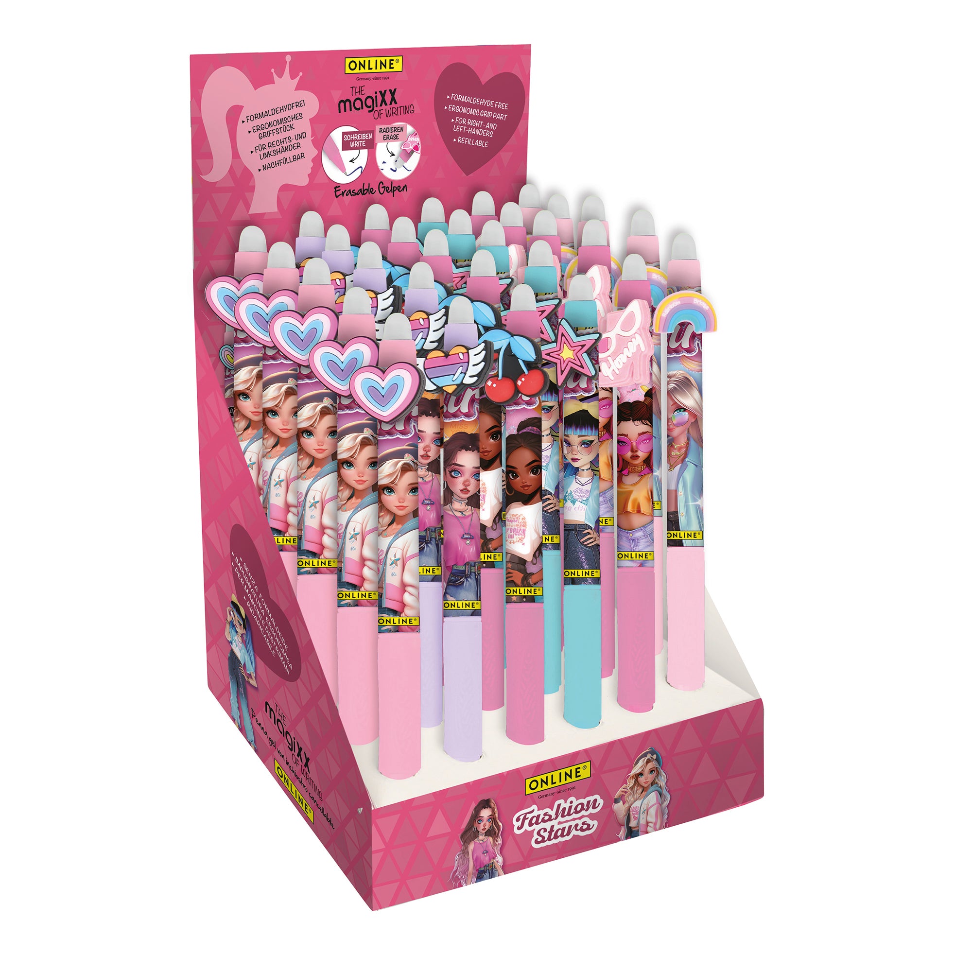 ONLINE Germany magiXX Fun 'Fashion Stars' CDU 30 Erasable Gel Pens