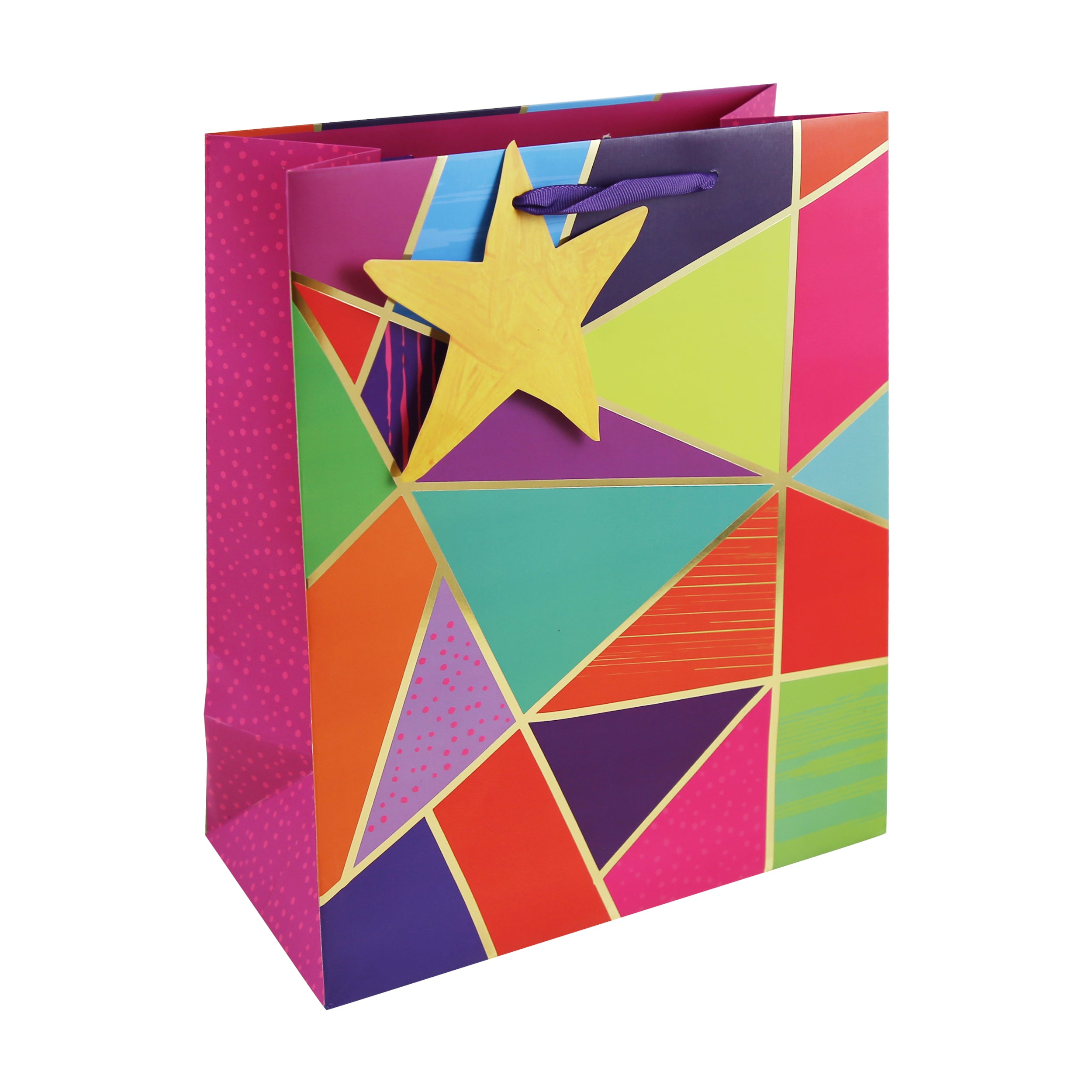 Eurowrap Gift Bag Geometric Large