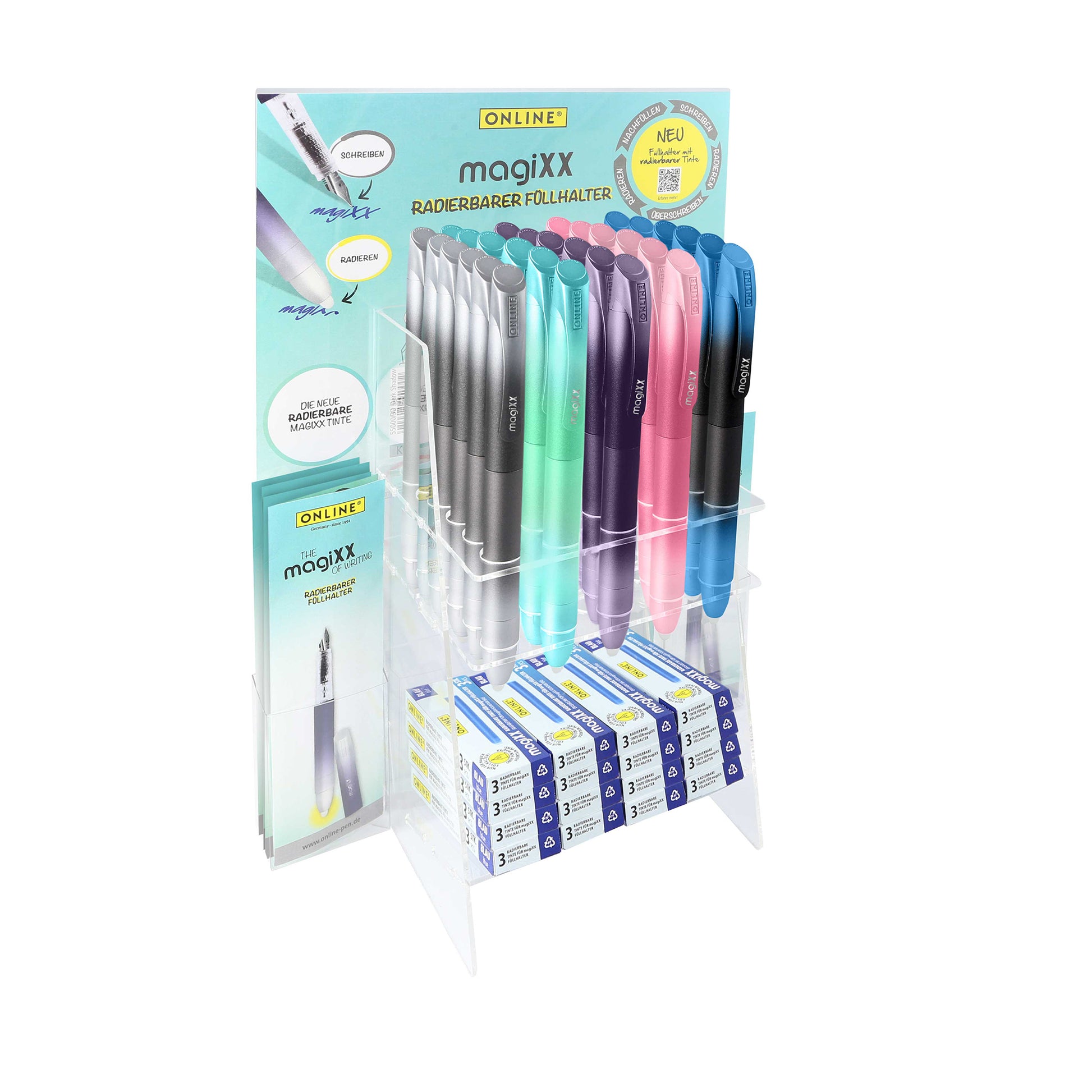 ONLINE Germany magiXX Erasable Fountain Pen CDU 30 Pens