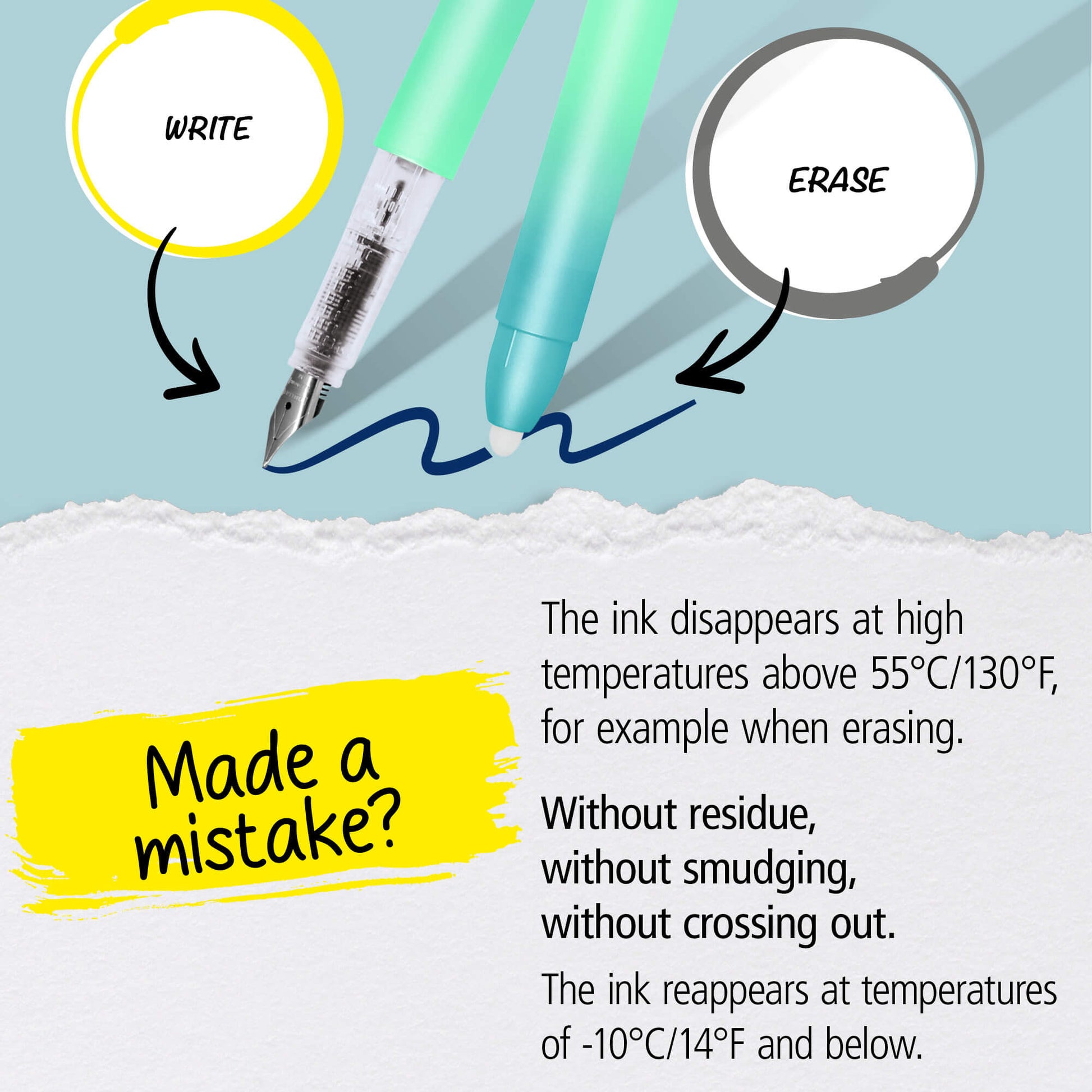 ONLINE Germany magiXX Erasable Fountain Pen CDU 30 Pens