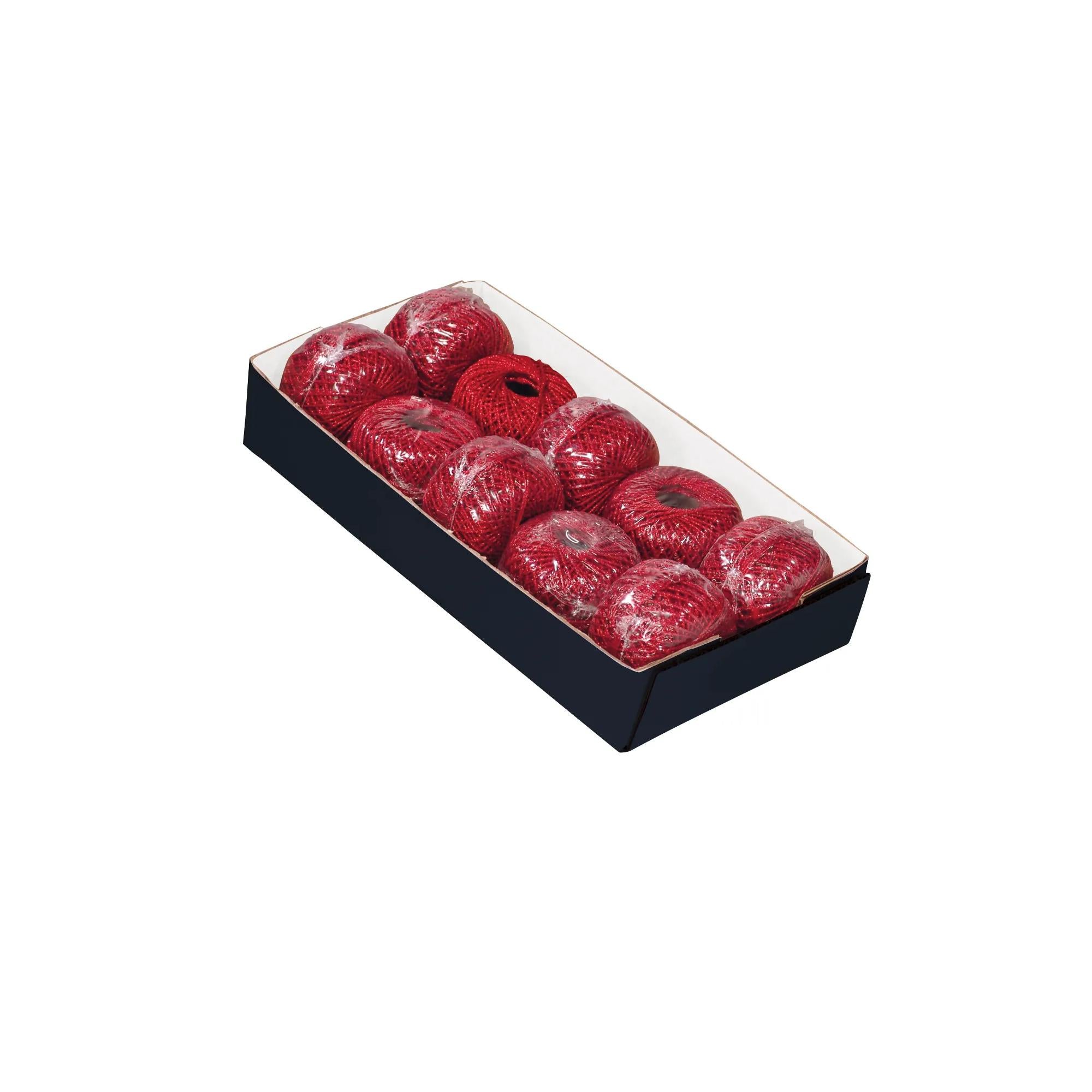 Clairefontaine Metallic Cord 20 metres Red (Tray of 10)