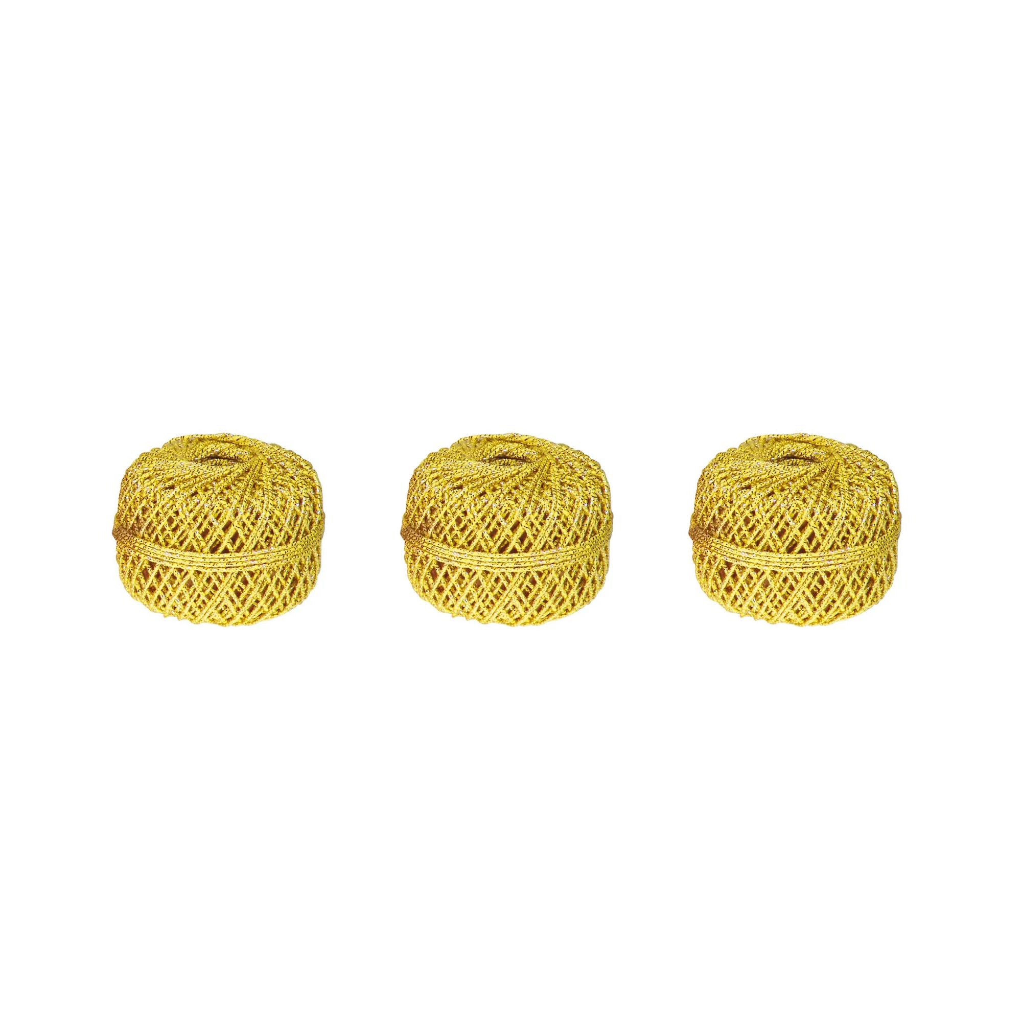 Clairefontaine Metallic Cord 20 metres Gold (Tray of 10)