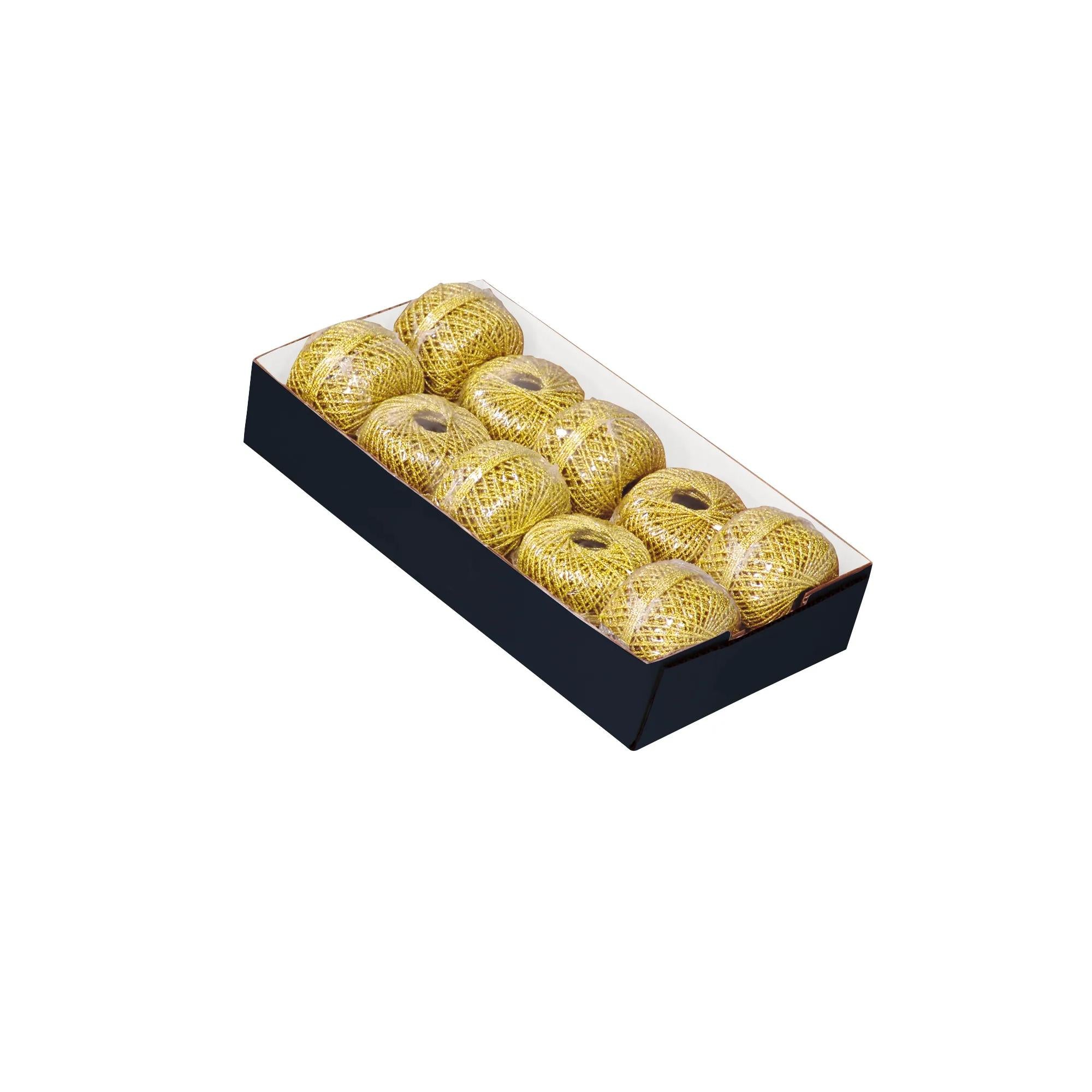 Clairefontaine Metallic Cord 20 metres Gold (Tray of 10)