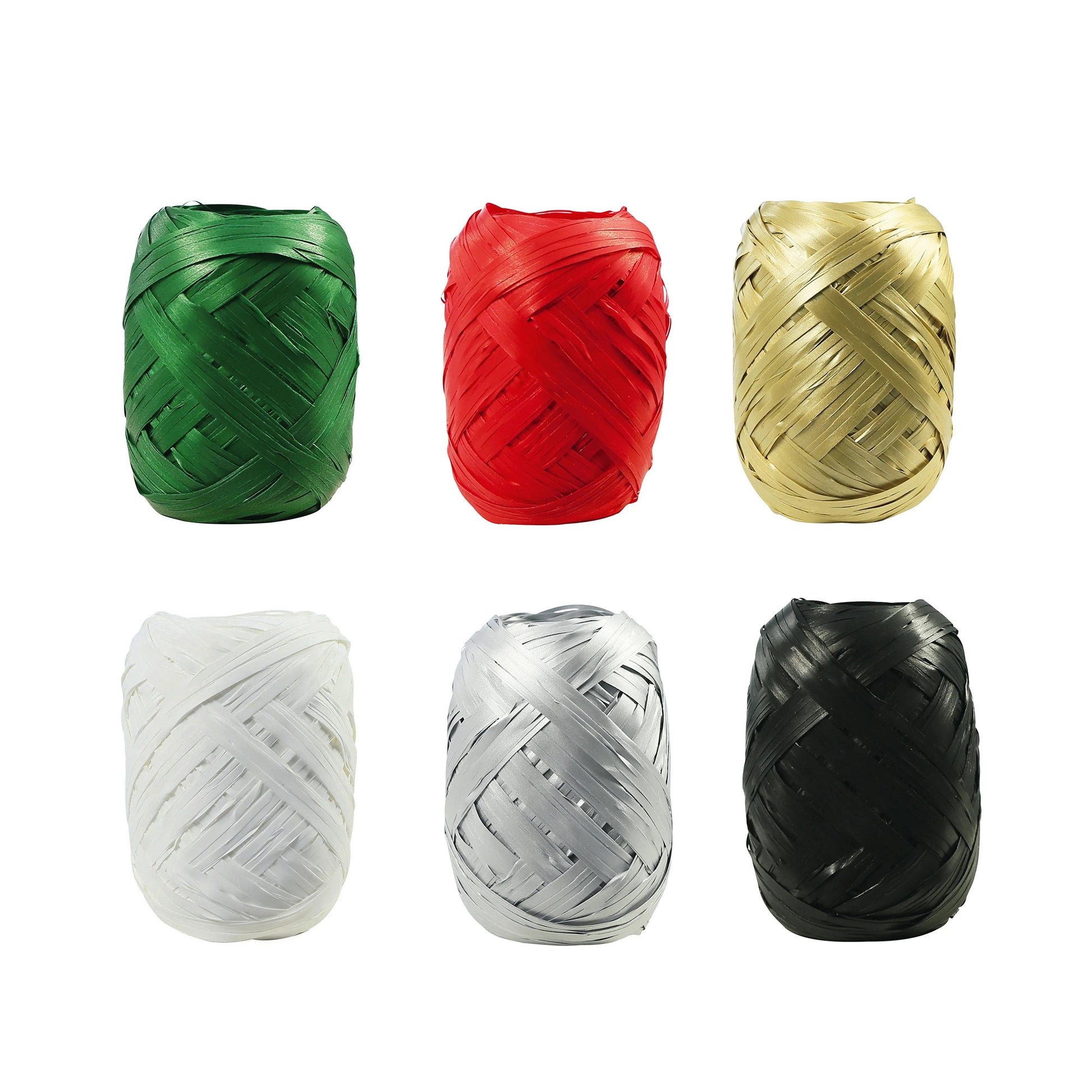 Clairefontaine Synthetic Raffia 20 metres Assorted Colours (Tray of 16)