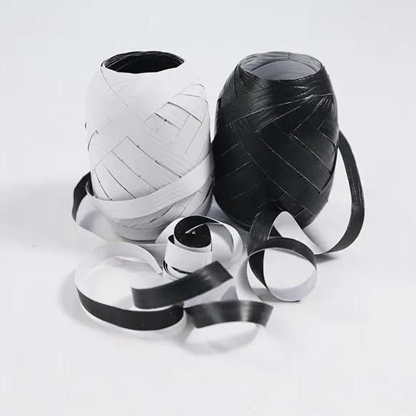 Clairefontaine Matte Ribbon 10 metres Black & White Reversible (Tray of 24)