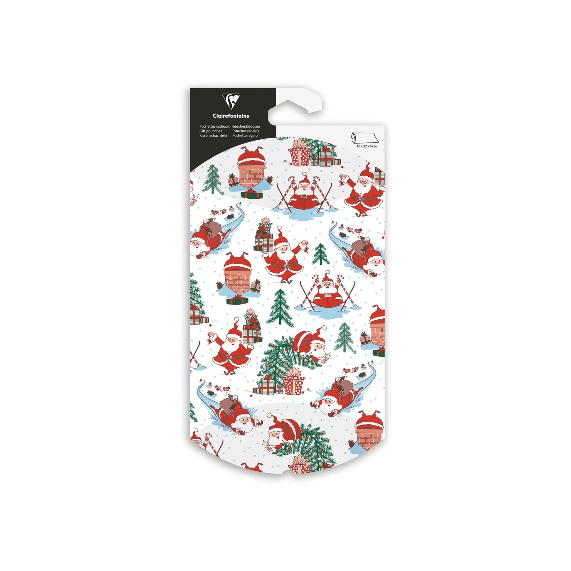 Clairefontaine Gift Pouch Medium Santa Claus