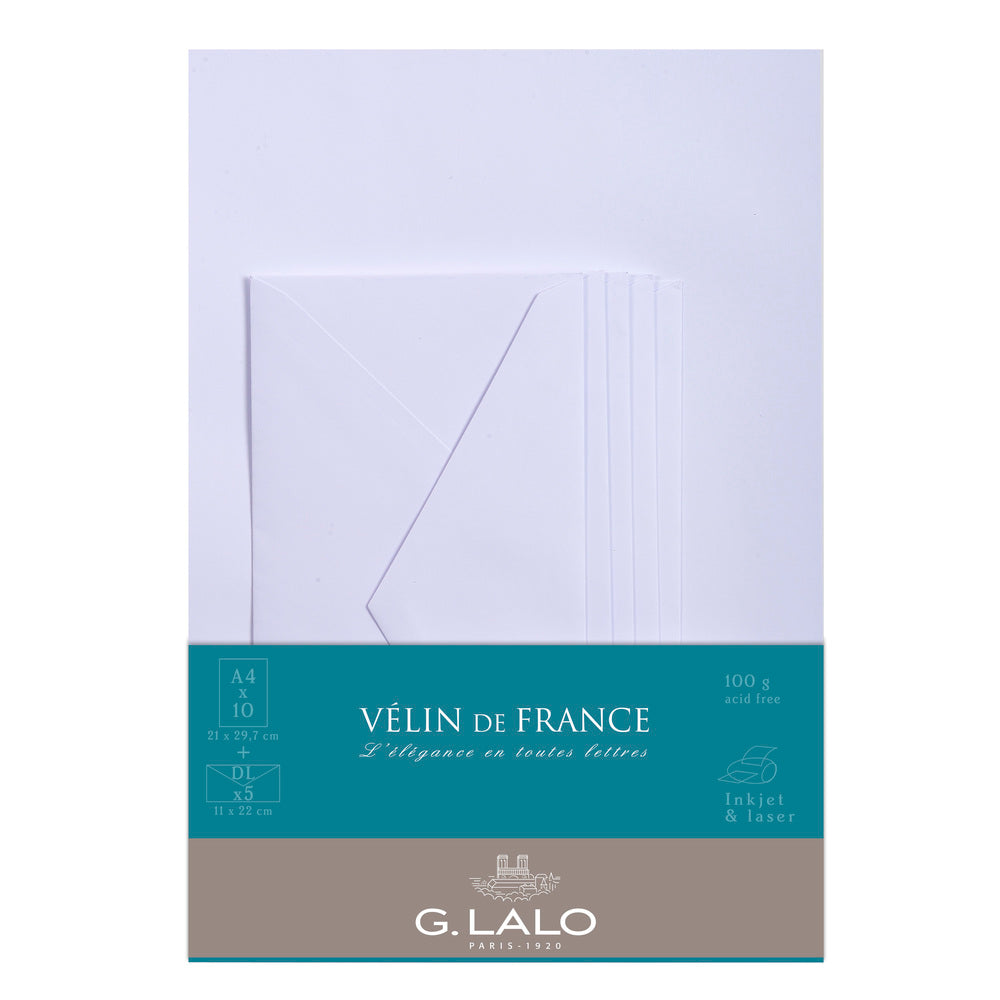 G. Lalo Velin de France Correspondence Set A4