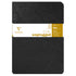 Clairefontaine Age Bag Essentials Duo Pack of 2 Stapled Notebooks A4 Lined Black