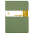 Clairefontaine Age Bag Essentials Duo Pack of 2 Stapled Notebooks A4 Lined Green