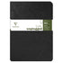 Clairefontaine Age Bag Essentials Duo Pack of 2 Stapled Notebooks A4 Blank Black