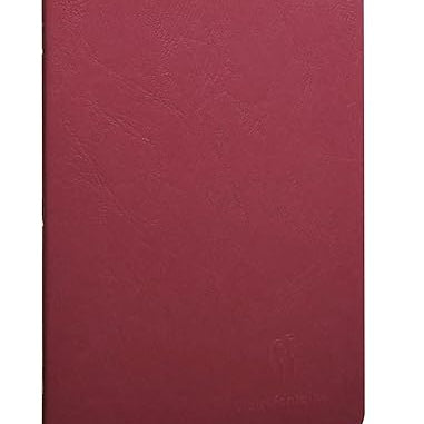 Clairefontaine Age Bag Essentials Stapled Notebook A5 Lined Red