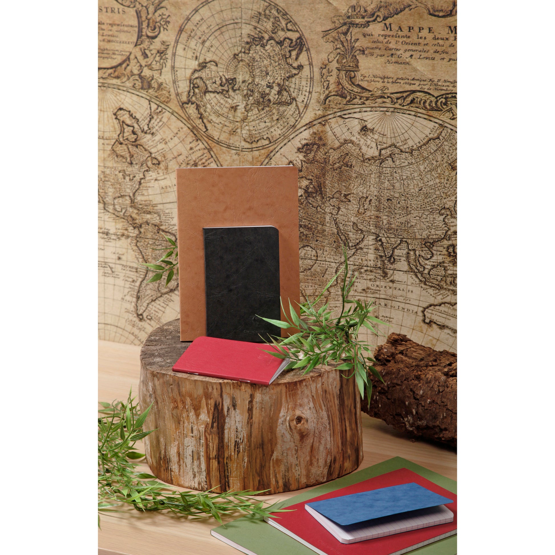 Clairefontaine Age Bag Essentials Stapled Notebook A5 Lined Red