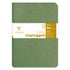 Clairefontaine Age Bag Essentials Duo Pack of 2 Stapled Notebooks A5 Lined Green