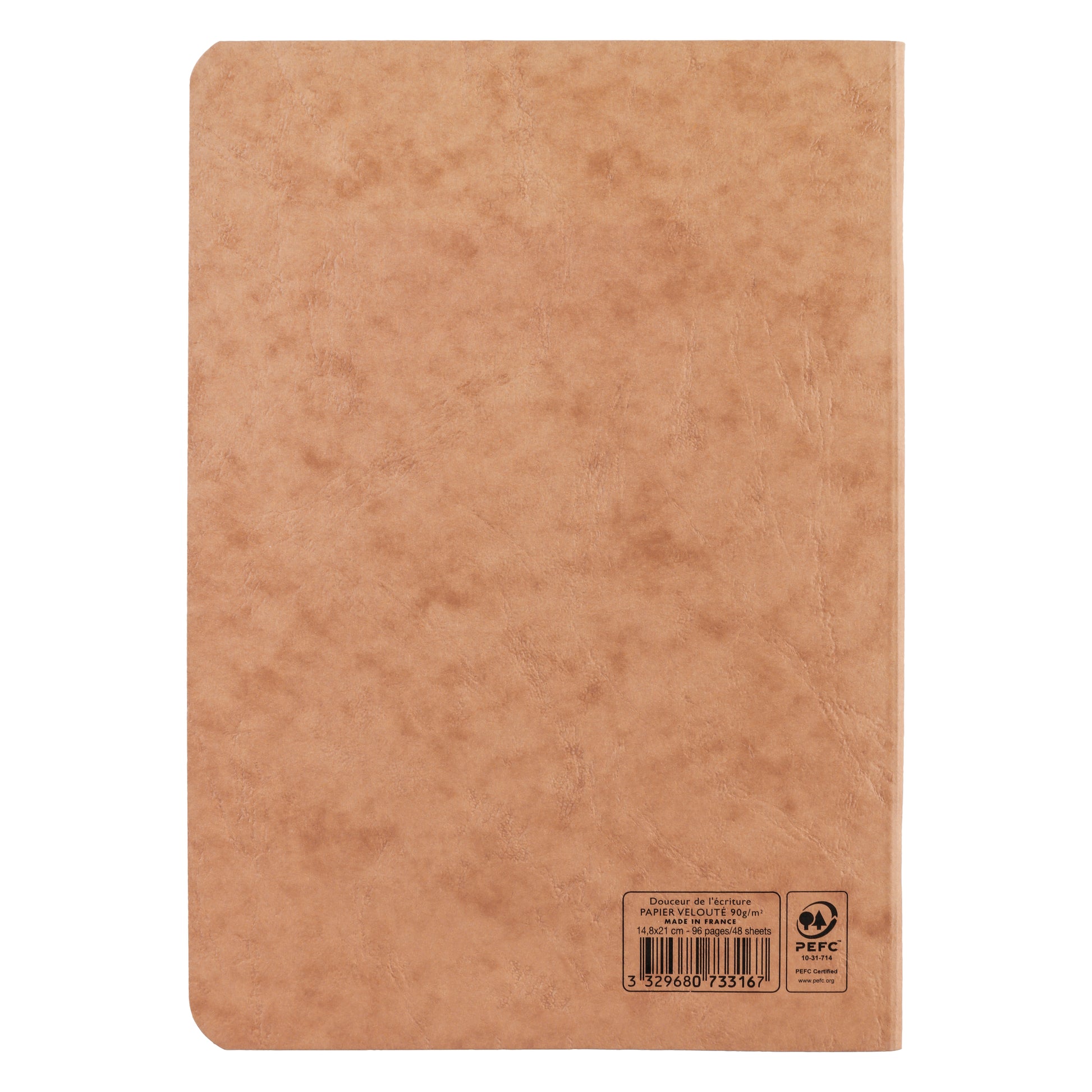 Clairefontaine Age Bag Essentials Duo Pack of 2 Stapled Notebooks A5 Lined Tobacco