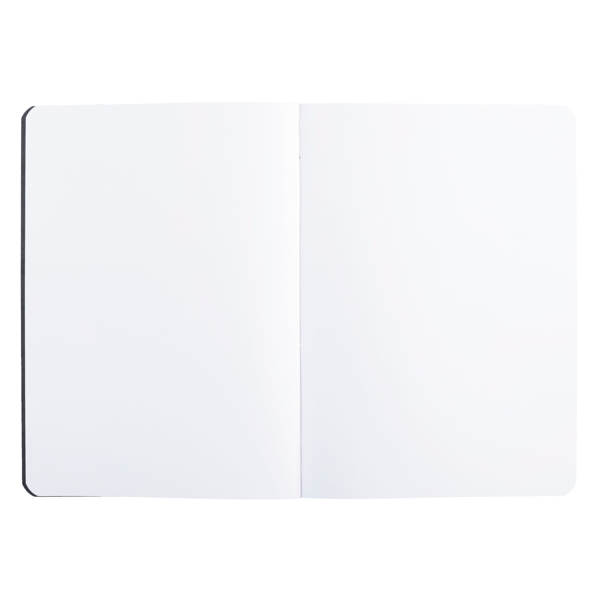 Clairefontaine Age Bag Essentials Duo Pack of 2 Stapled Notebooks A5 Blank Black