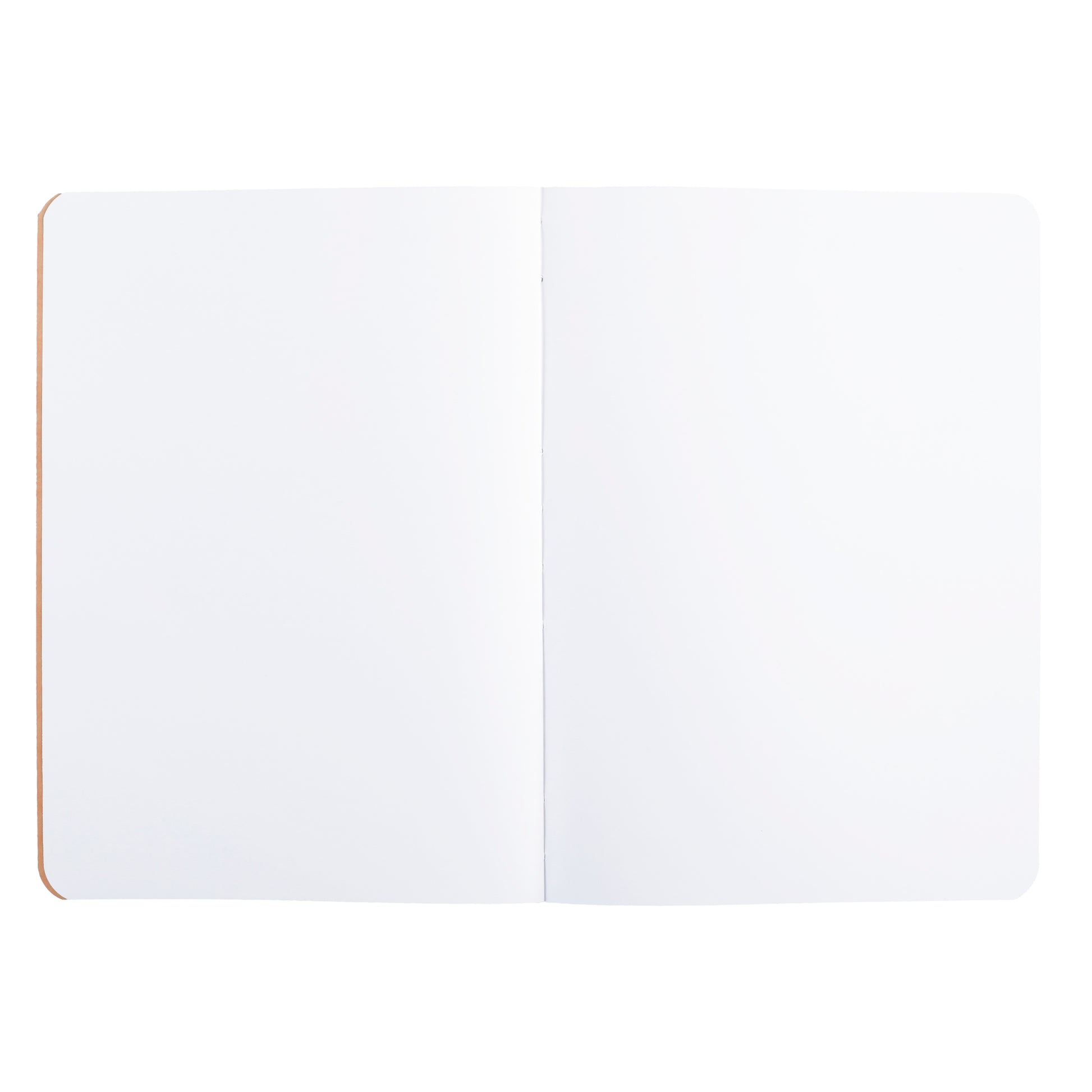 Clairefontaine Age Bag Essentials Duo Pack of 2 Stapled Notebooks A5 Blank Tobacco