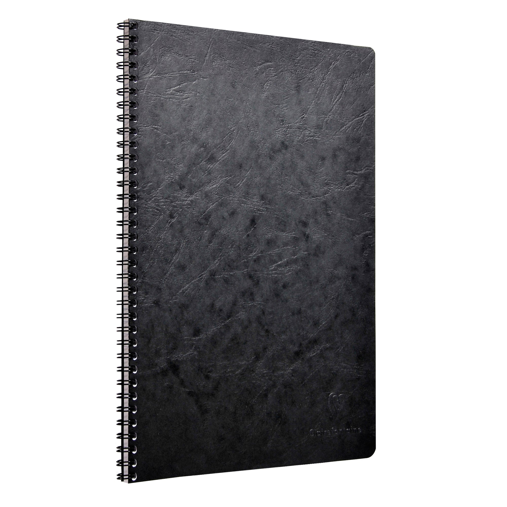 Clairefontaine Age Bag Essentials Wirebound Notebook A4 Lined Black