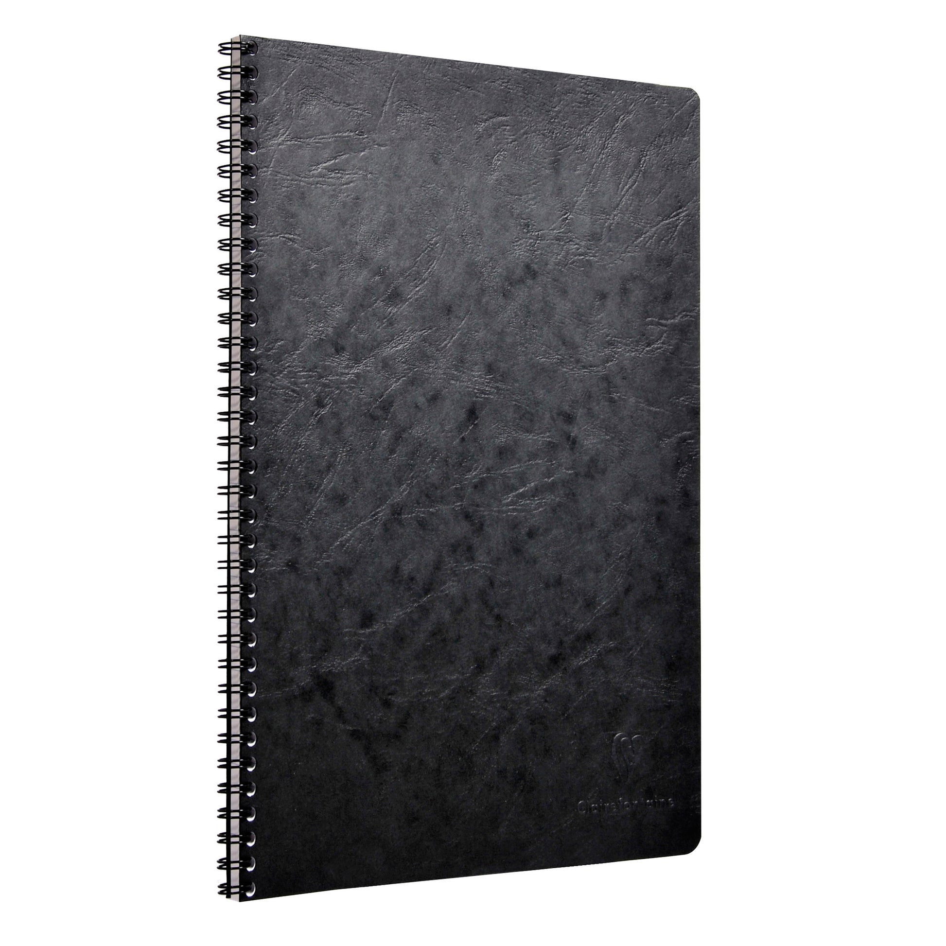 Clairefontaine Age Bag Essentials Wirebound Notebook A4 Lined Black