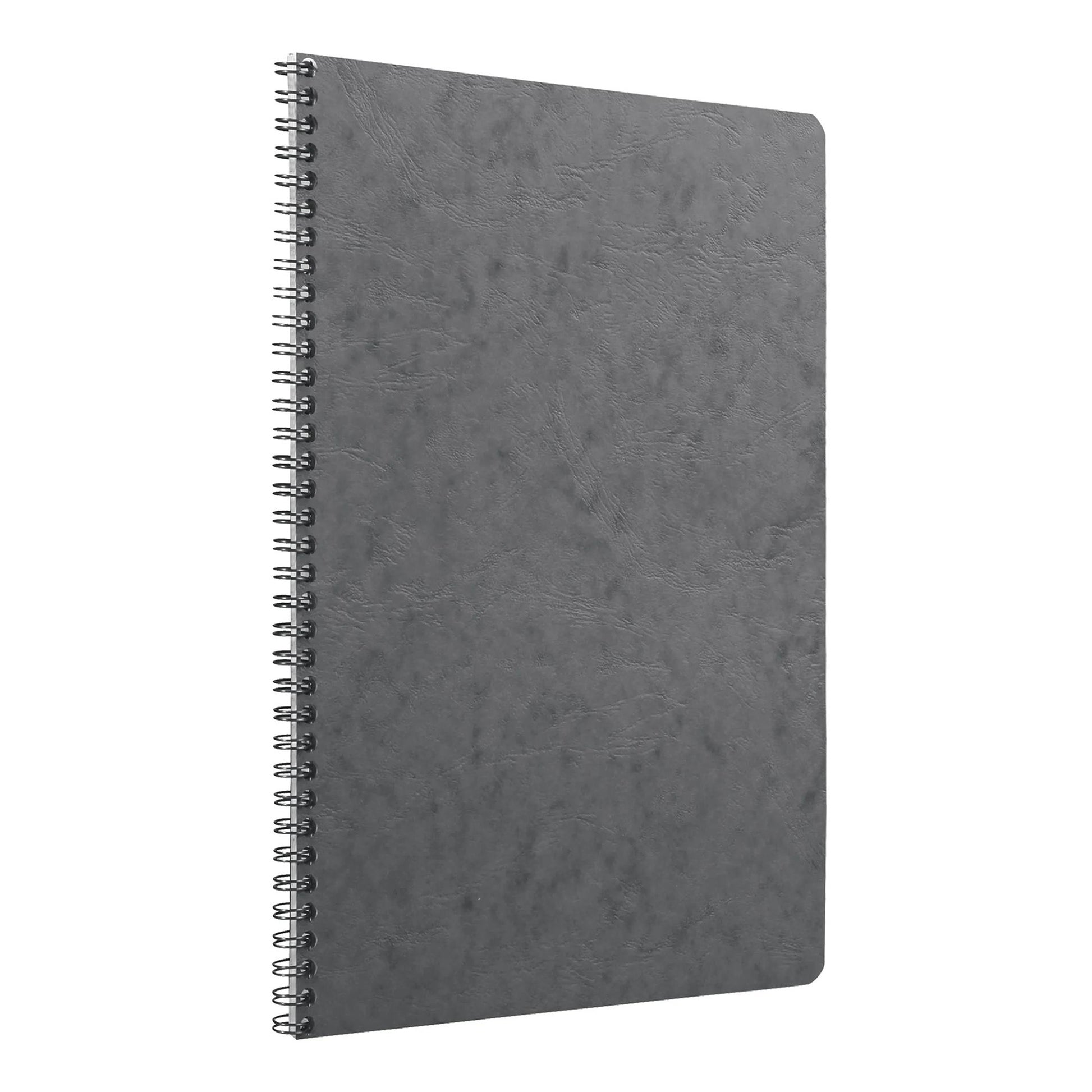 Clairefontaine Age Bag Essentials Wirebound Notebook A4 Lined Grey