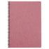 Clairefontaine Age Bag Essentials Wirebound Notebook A4 Lined Antique Rose