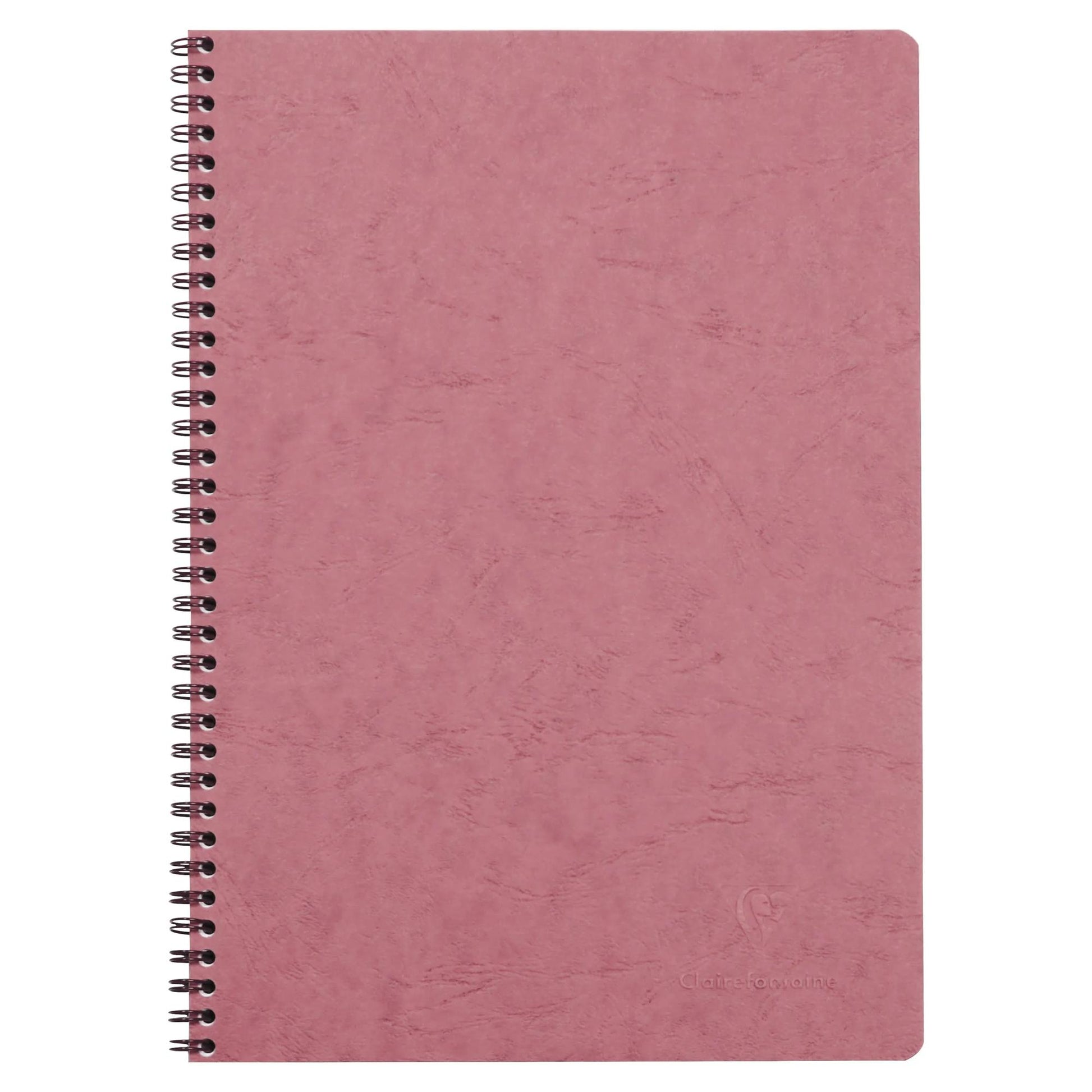 Clairefontaine Age Bag Essentials Wirebound Notebook A4 Lined Antique Rose