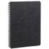 Clairefontaine Age Bag Essentials Wirebound Notebook A5 Lined Black